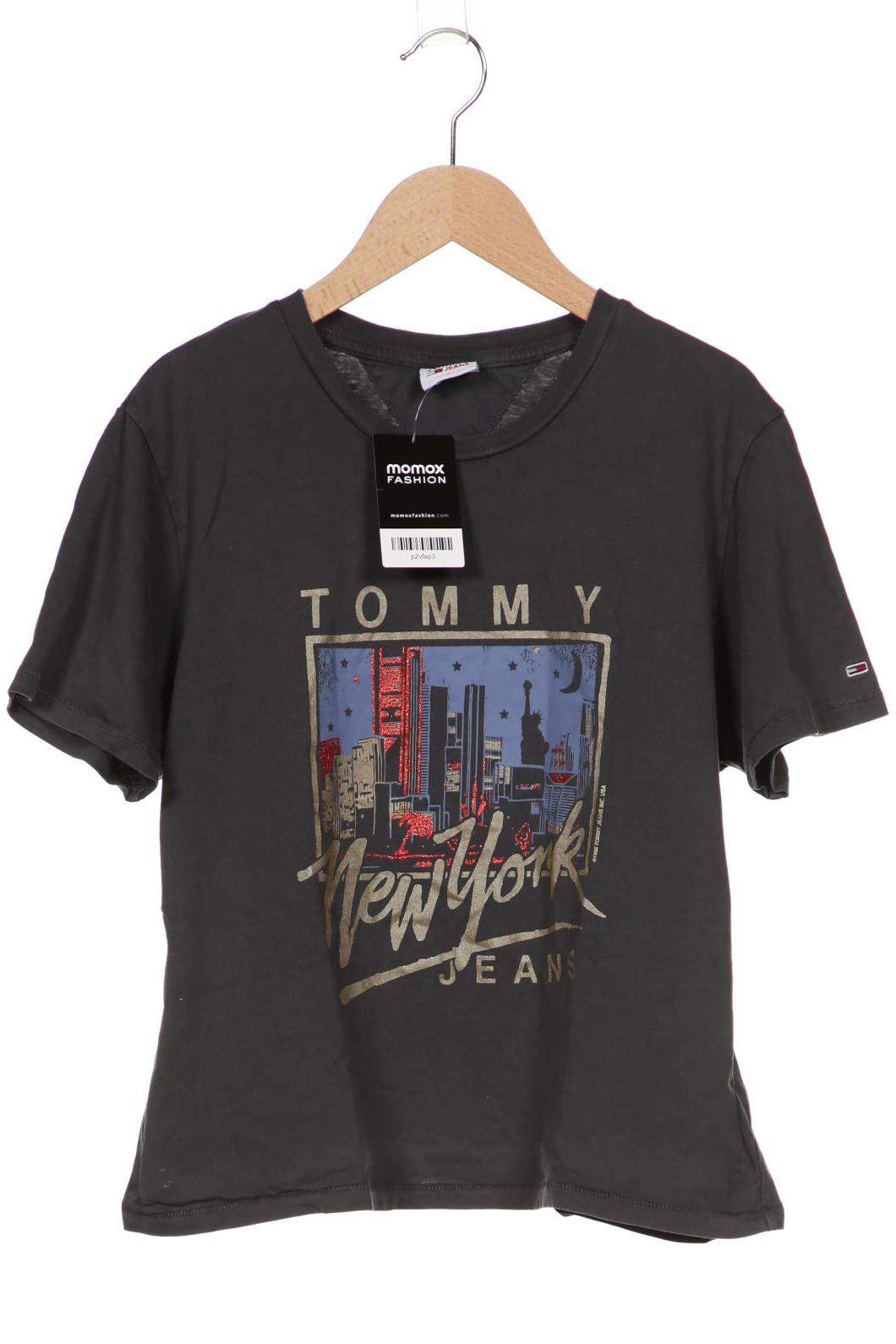 

Tommy Jeans Damen T-Shirt, grau, Gr. 36