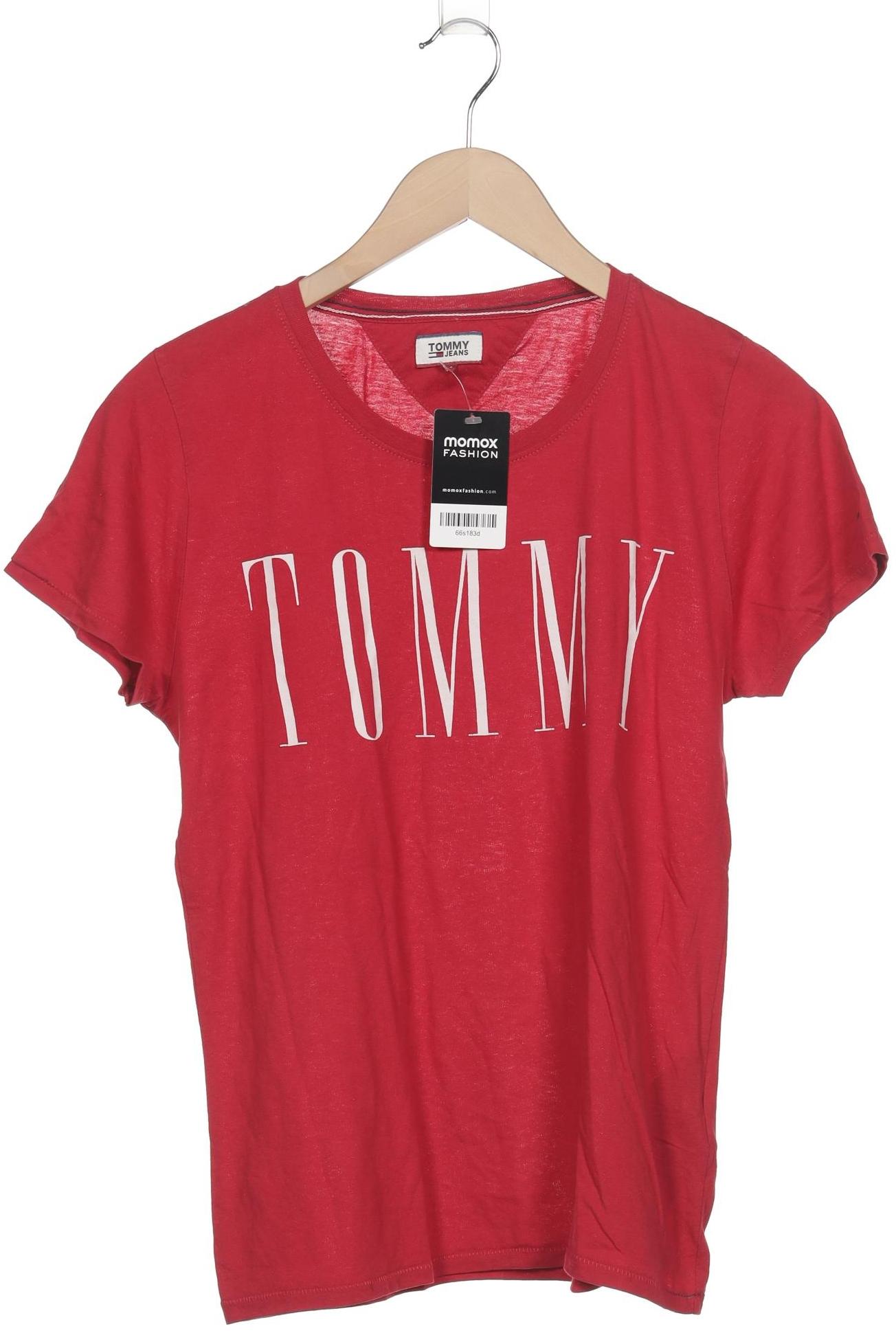 

Tommy Jeans Damen T-Shirt, rot, Gr. 38