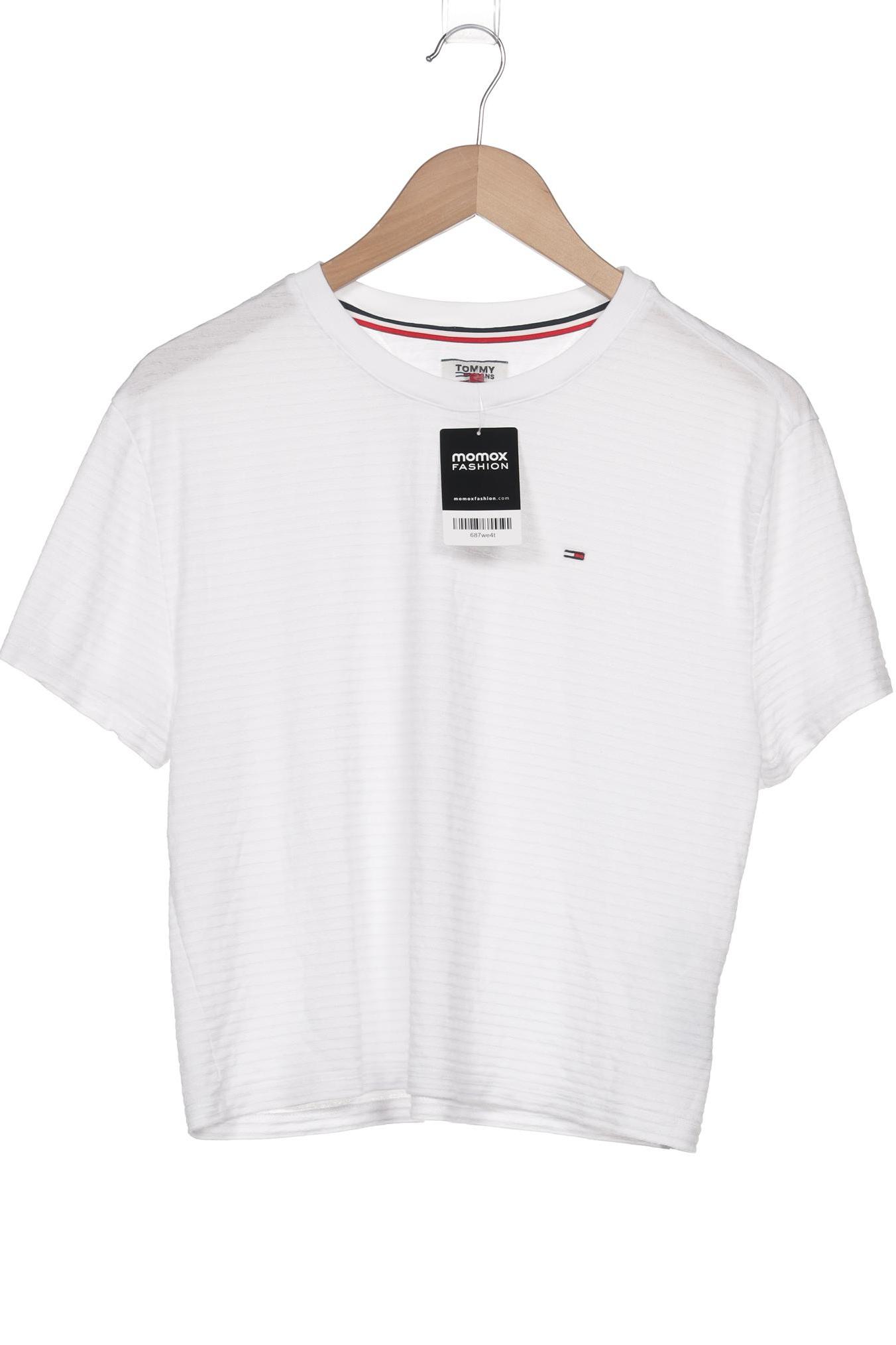 

Tommy Jeans Damen T-Shirt, weiß, Gr. 38