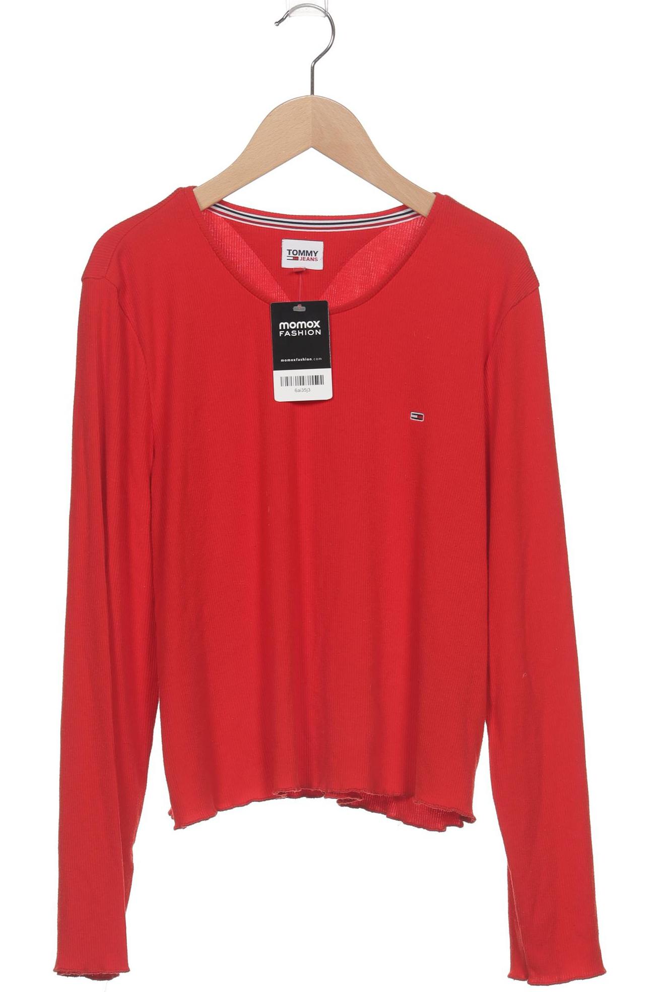 

Tommy Jeans Damen Langarmshirt, rot, Gr. 44