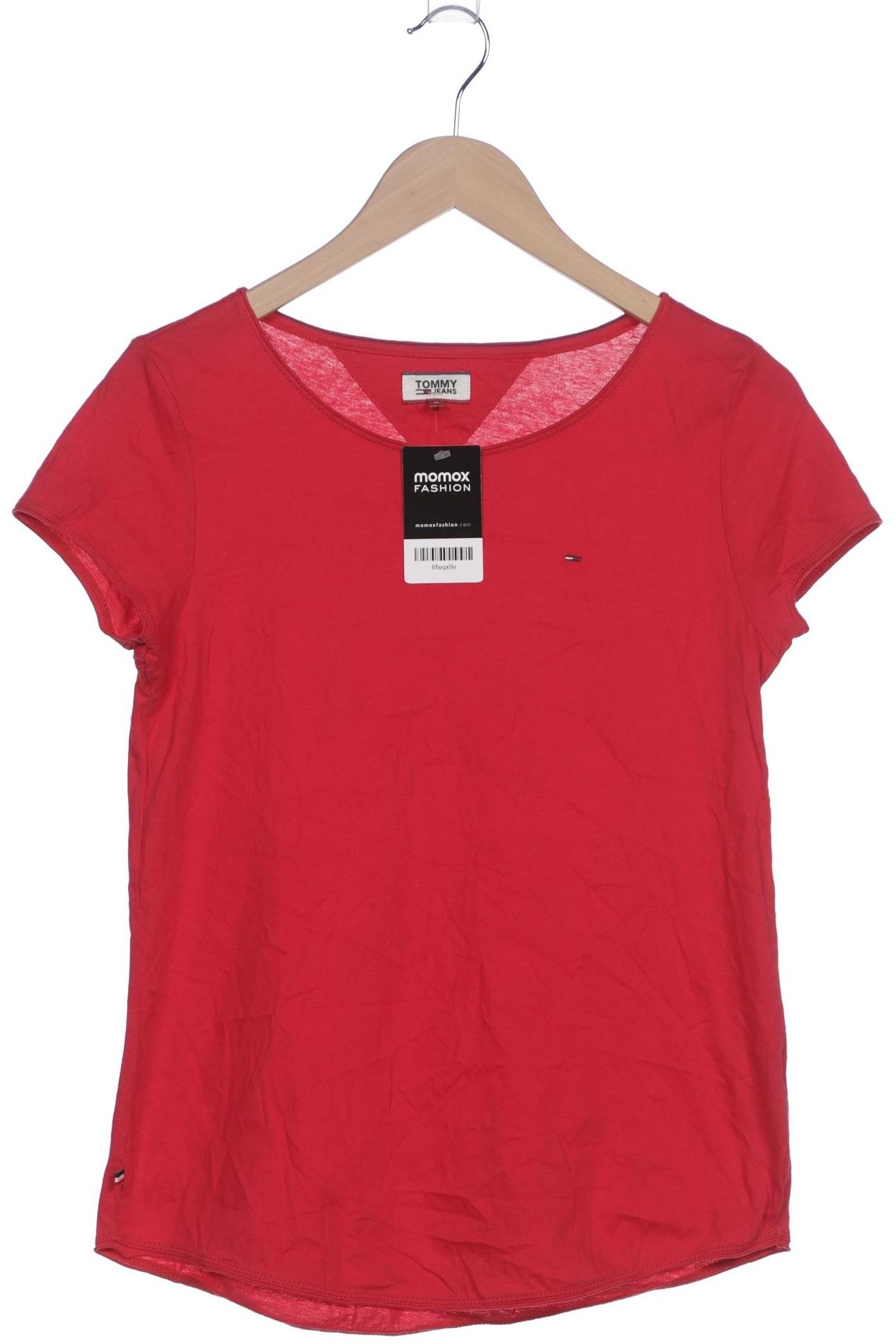 

Tommy Jeans Damen T-Shirt, rot, Gr. 36