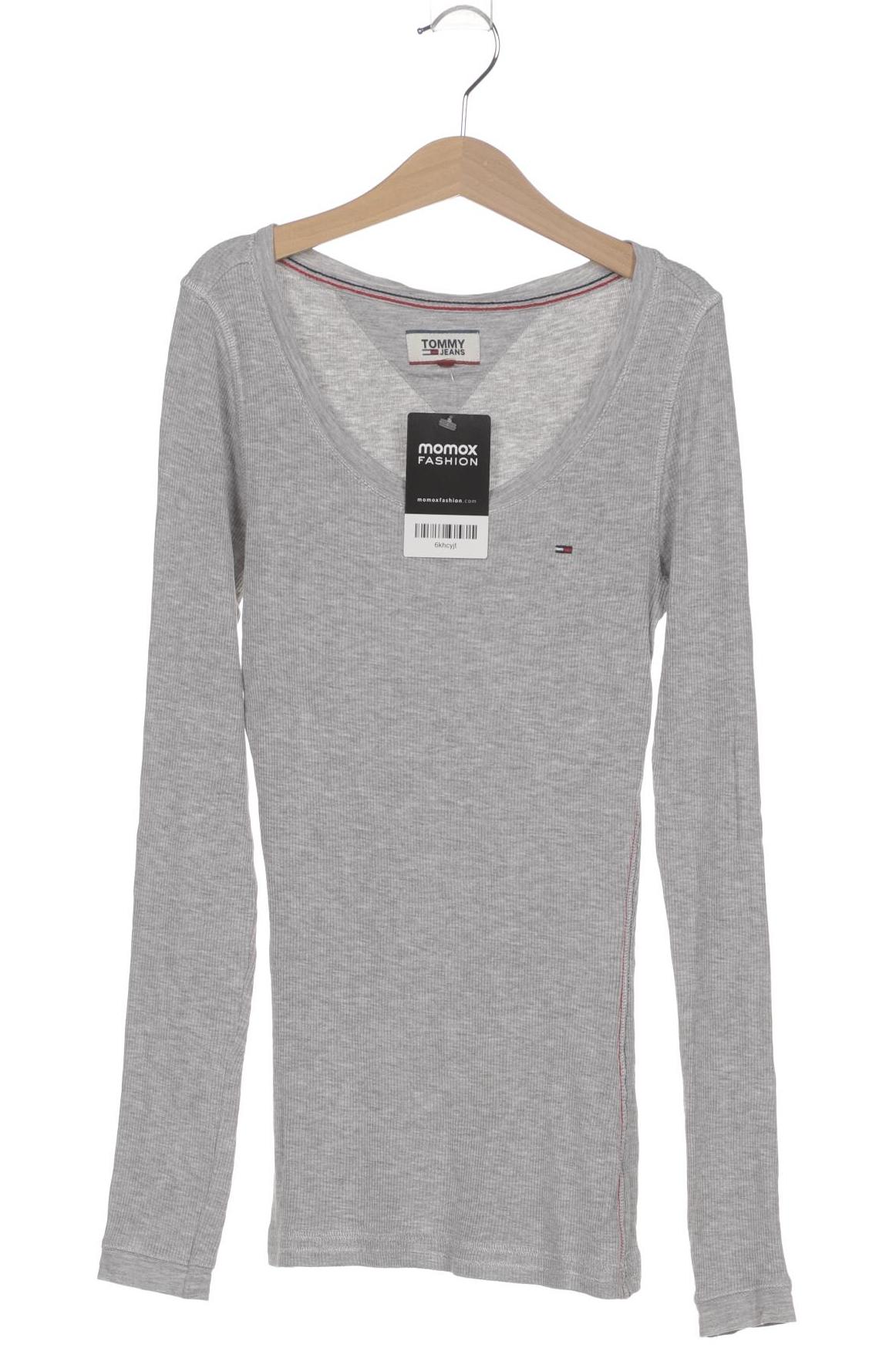 

Tommy Jeans Damen Langarmshirt, grau, Gr. 34