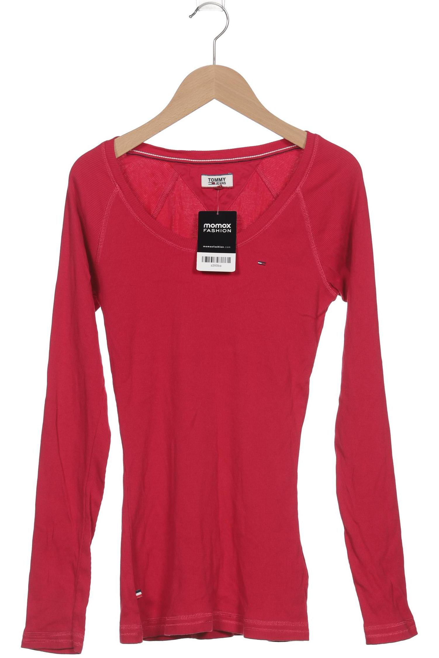 

Tommy Jeans Damen Langarmshirt, rot, Gr. 38