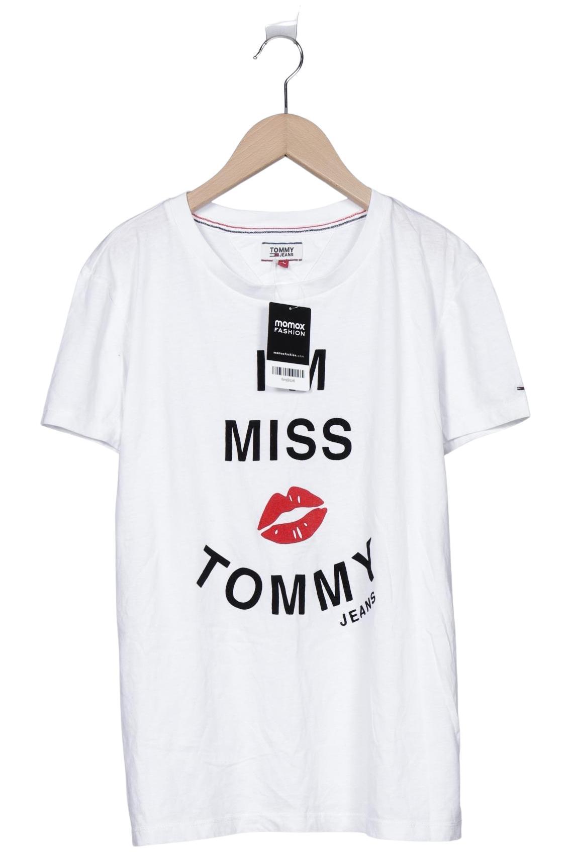 

Tommy Jeans Damen T-Shirt, weiß, Gr. 44