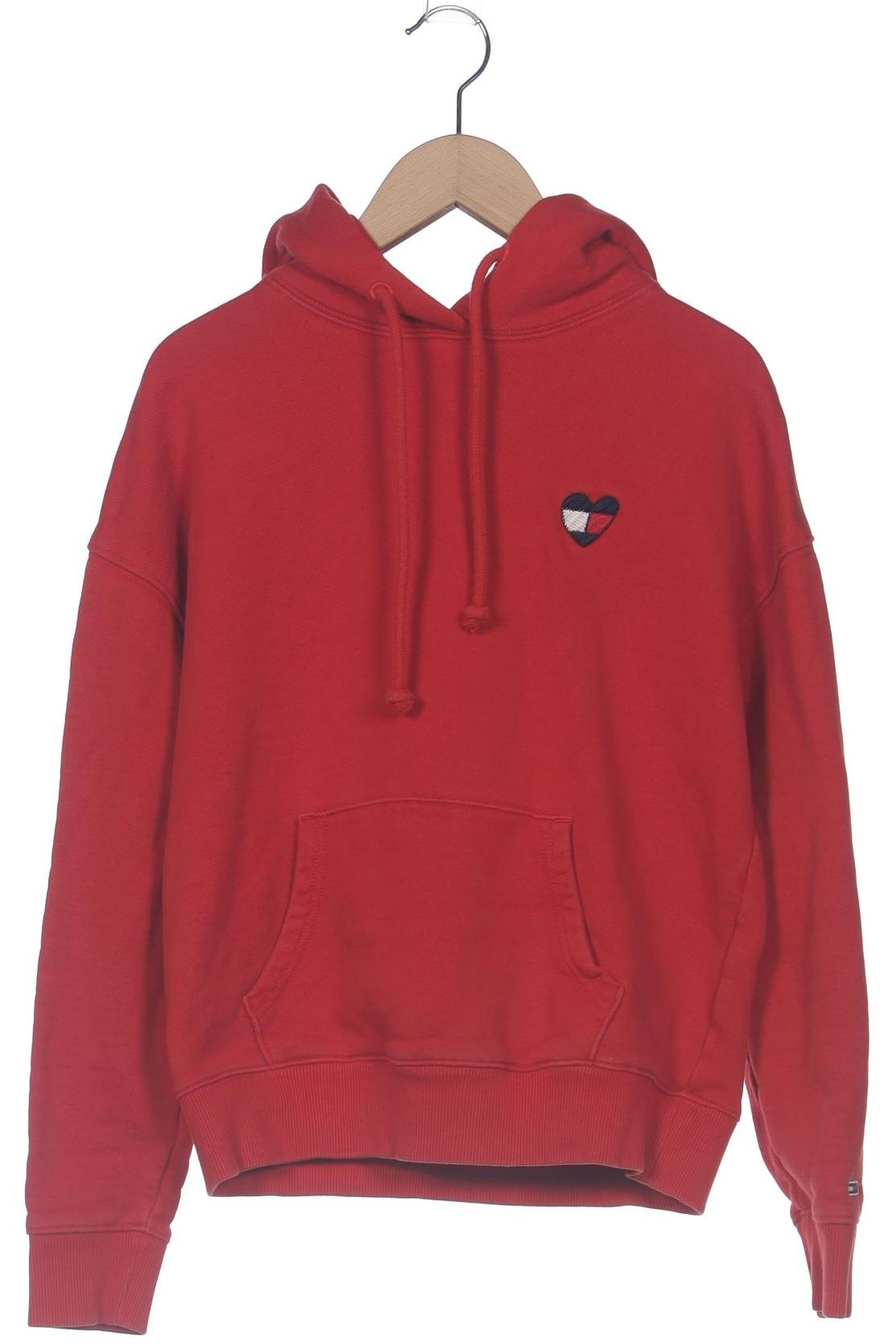

Tommy Jeans Damen Kapuzenpullover, rot, Gr. 34