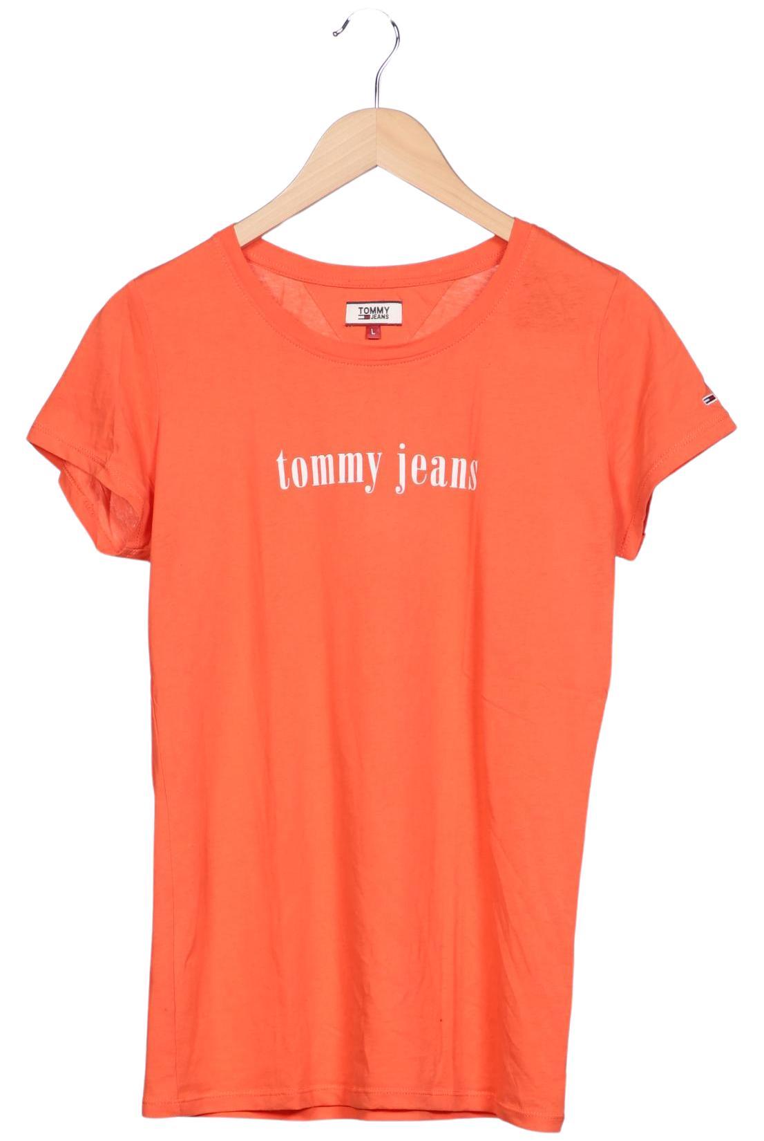 

Tommy Jeans Damen T-Shirt, orange, Gr. 42