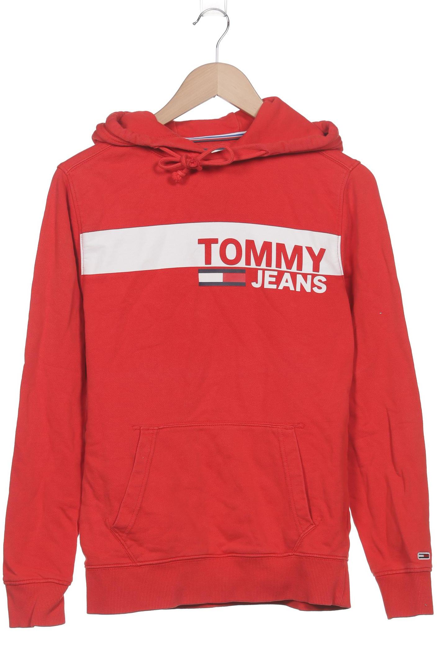 

Tommy Jeans Damen Kapuzenpullover, rot, Gr. 34