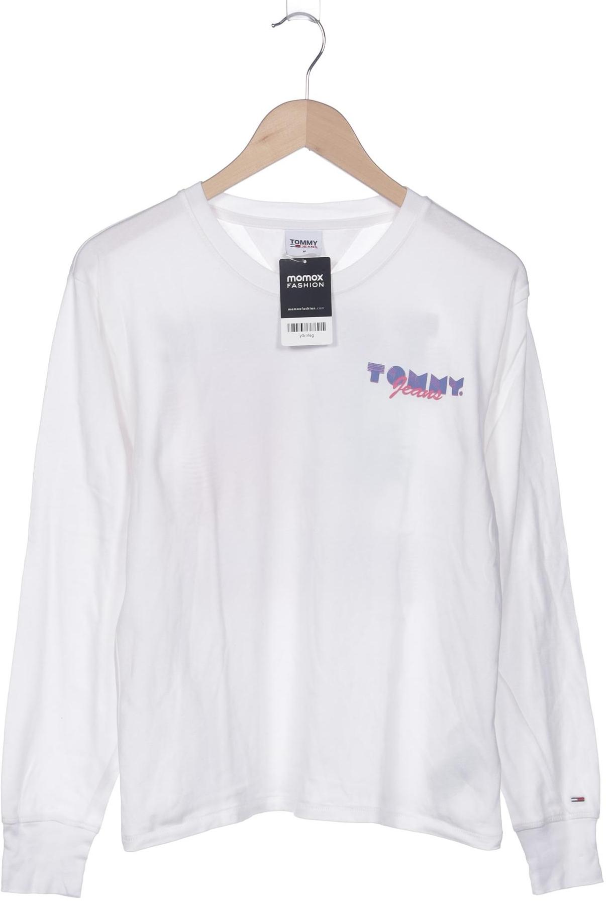

Tommy Jeans Damen Langarmshirt, weiß, Gr. 38