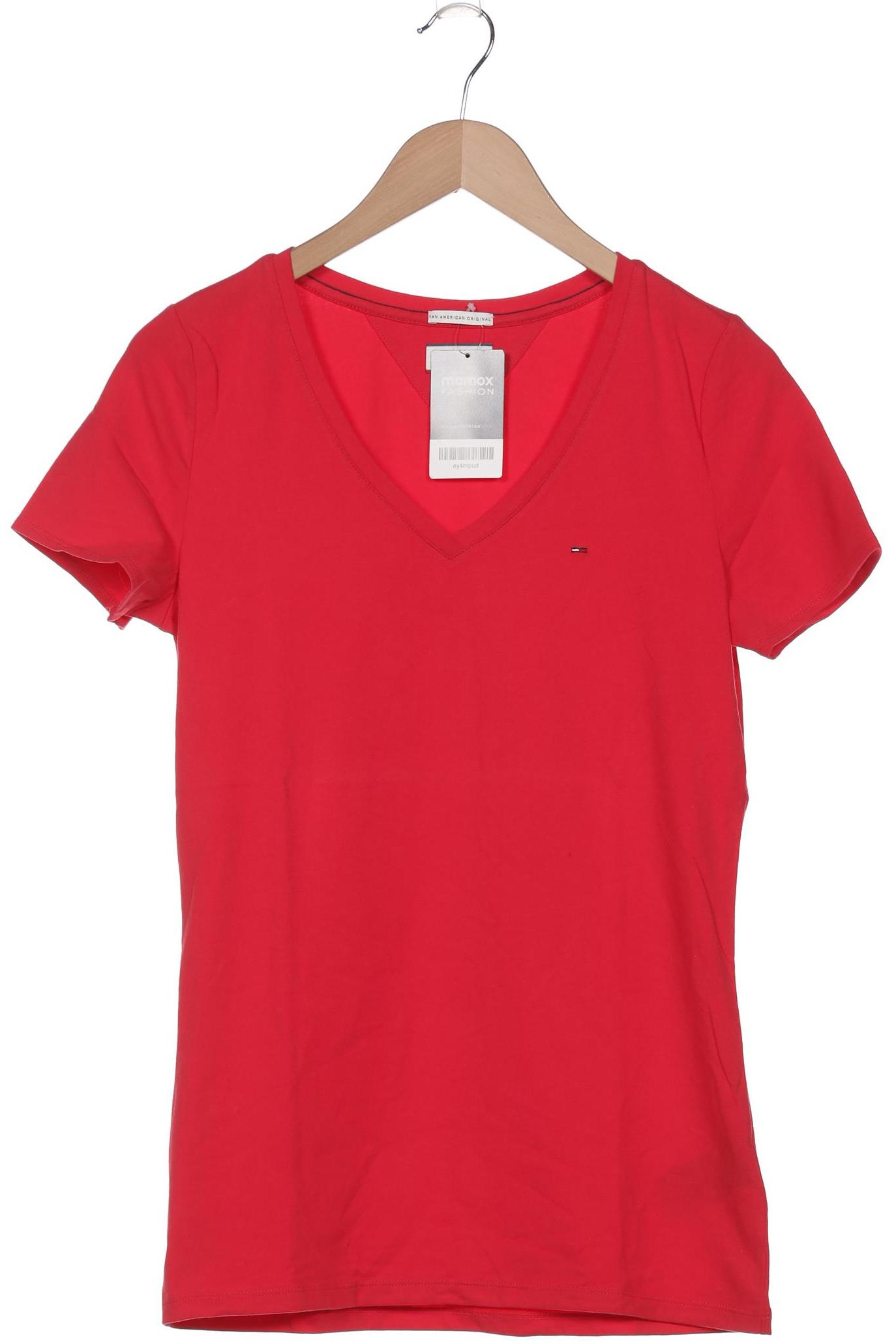 

Tommy Jeans Damen T-Shirt, rot, Gr. 42