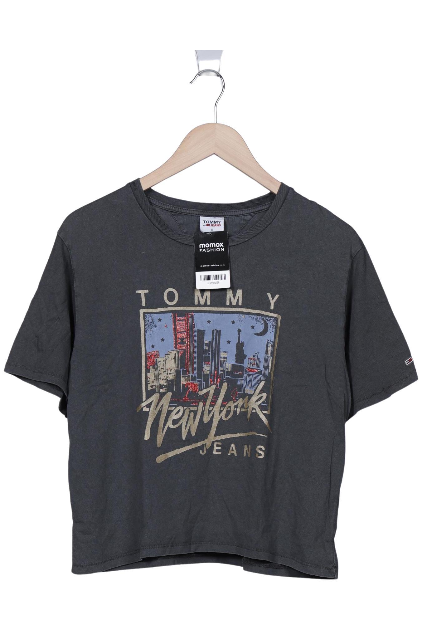 

Tommy Jeans Damen T-Shirt, grau, Gr. 38