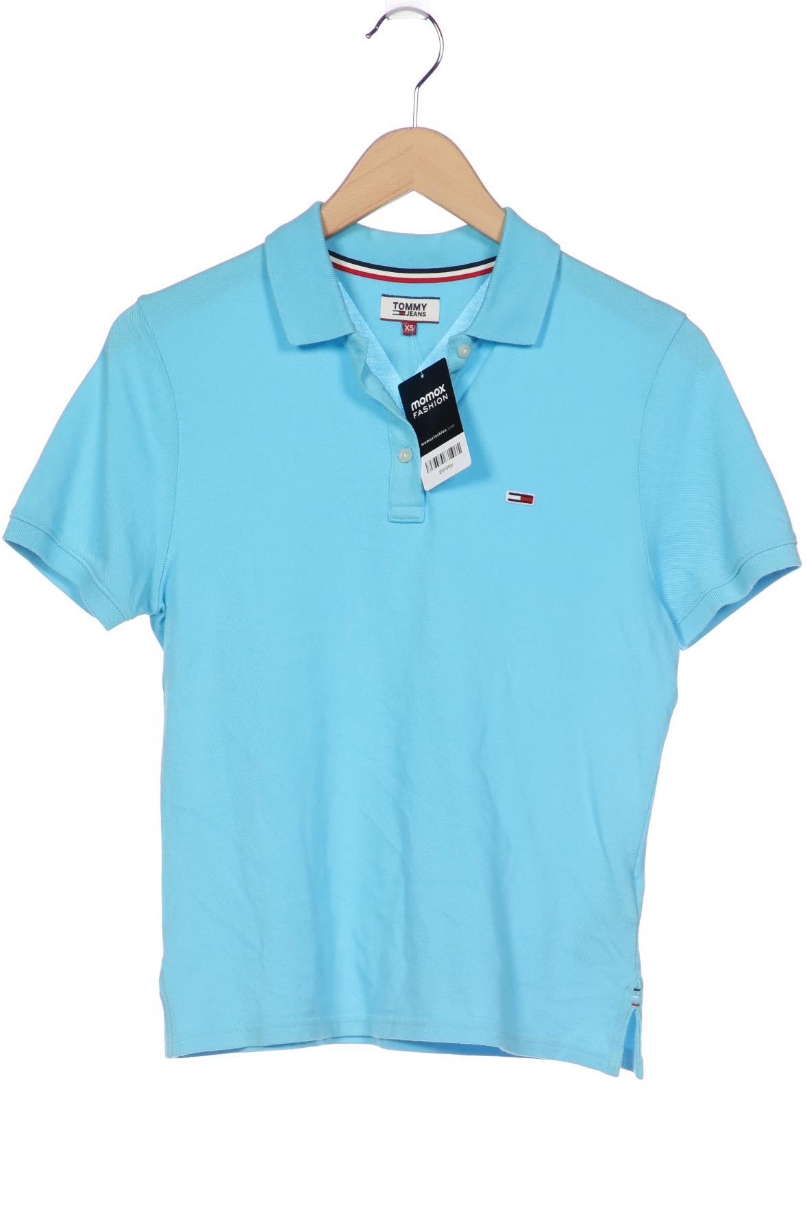 

Tommy Jeans Damen Poloshirt, blau, Gr. 34