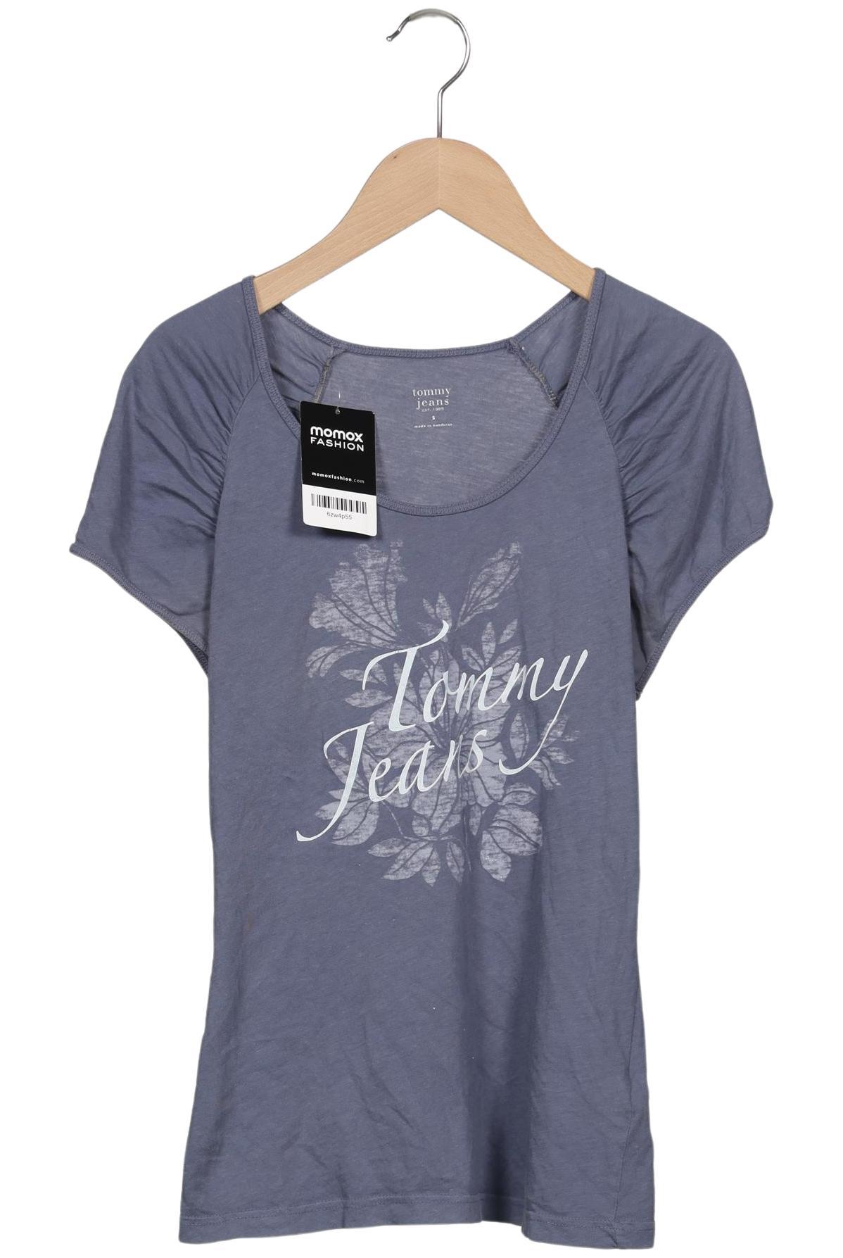 

Tommy Jeans Damen T-Shirt, blau, Gr. 36