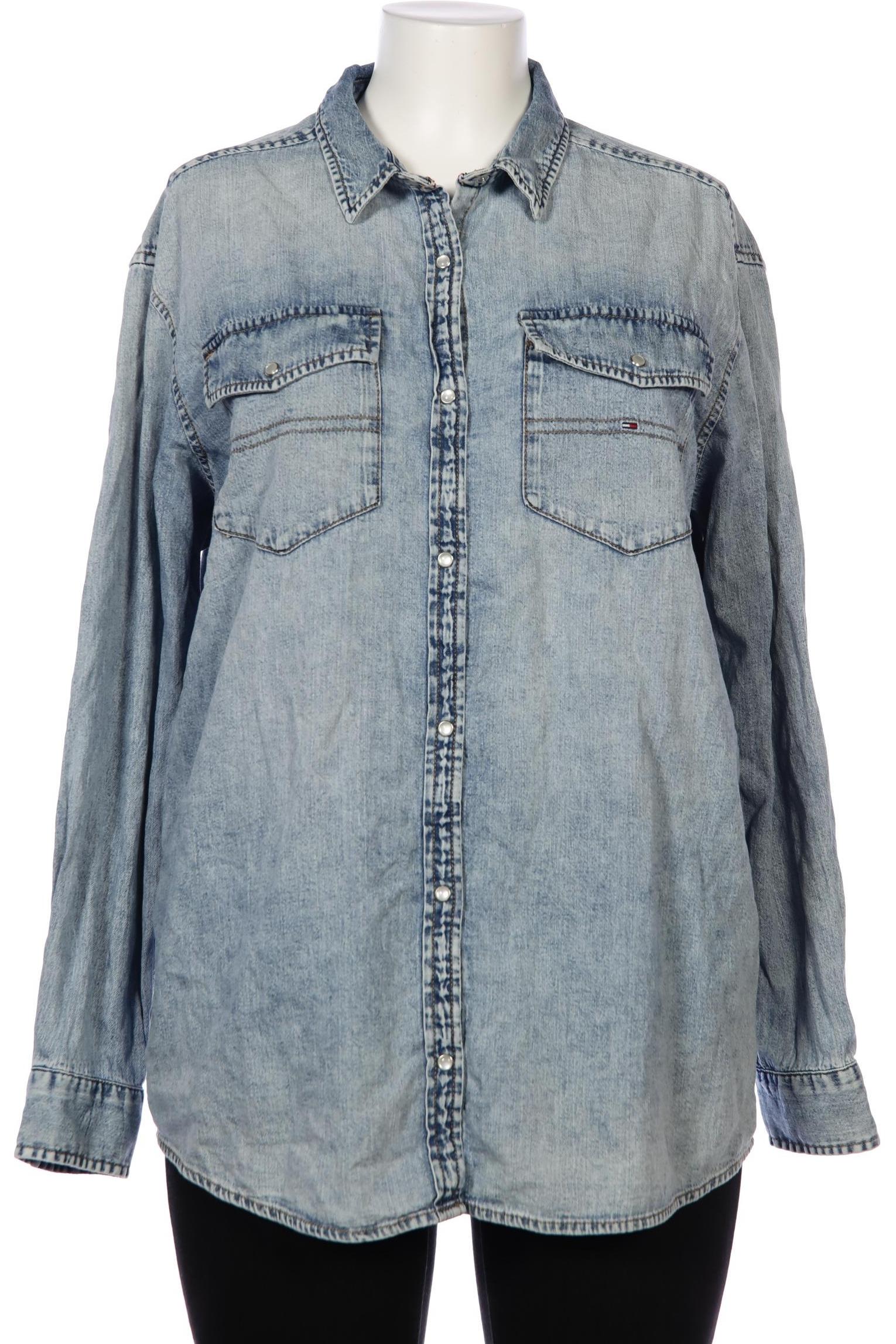

Tommy Jeans Damen Bluse, blau, Gr. 42