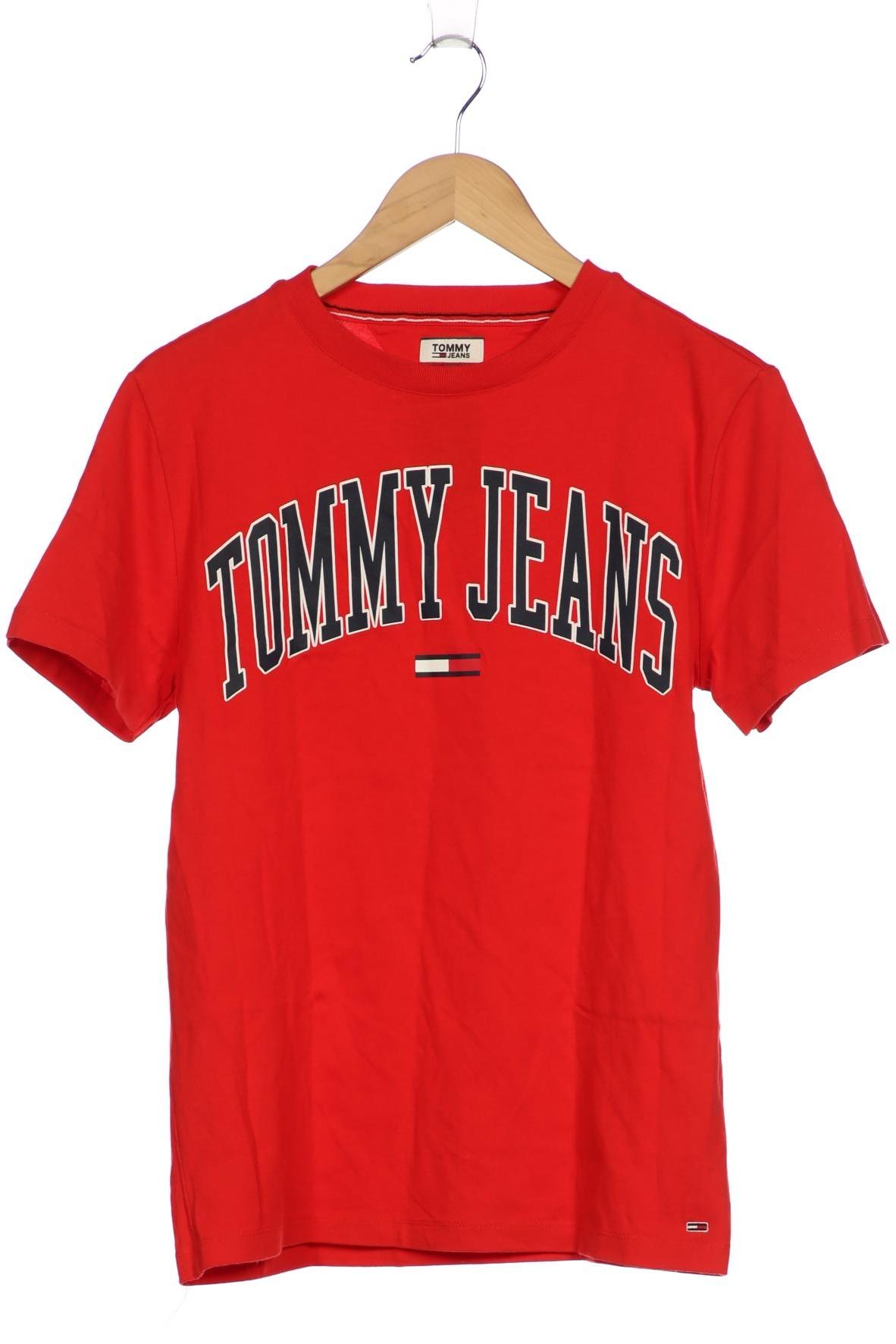

Tommy Jeans Damen T-Shirt, rot, Gr. 36