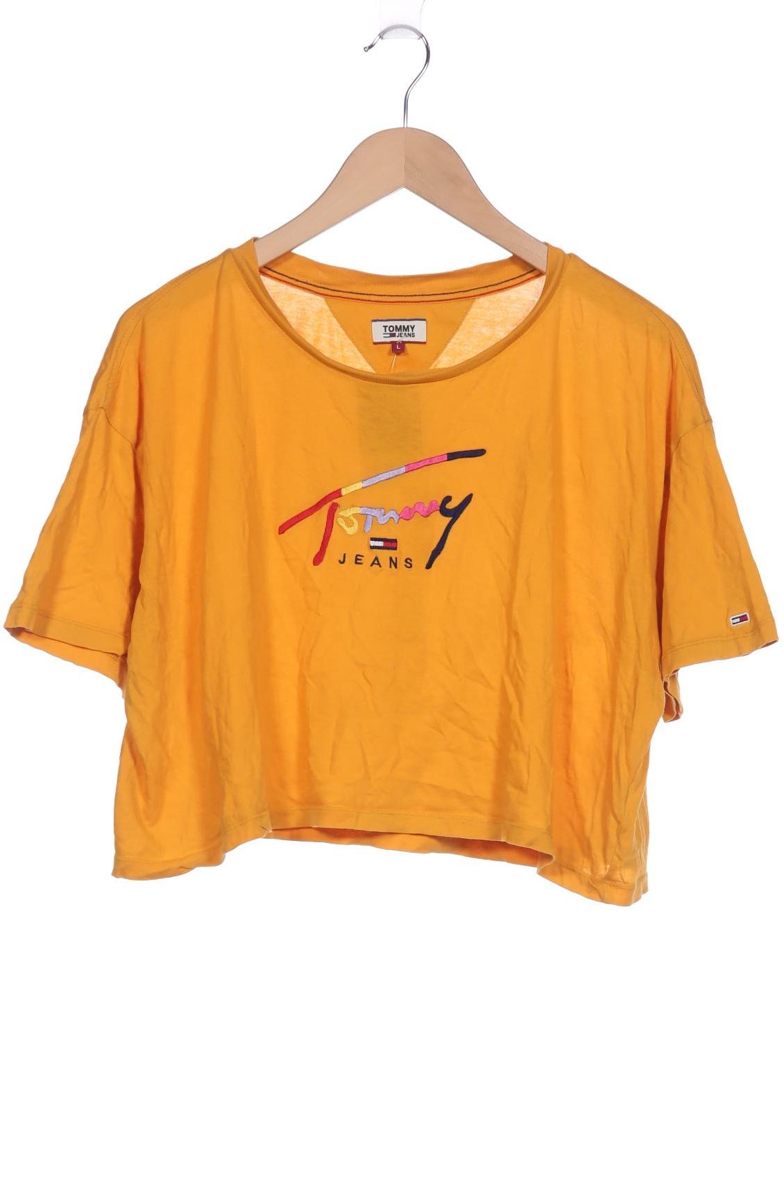 

Tommy Jeans Damen T-Shirt, gelb, Gr. 42
