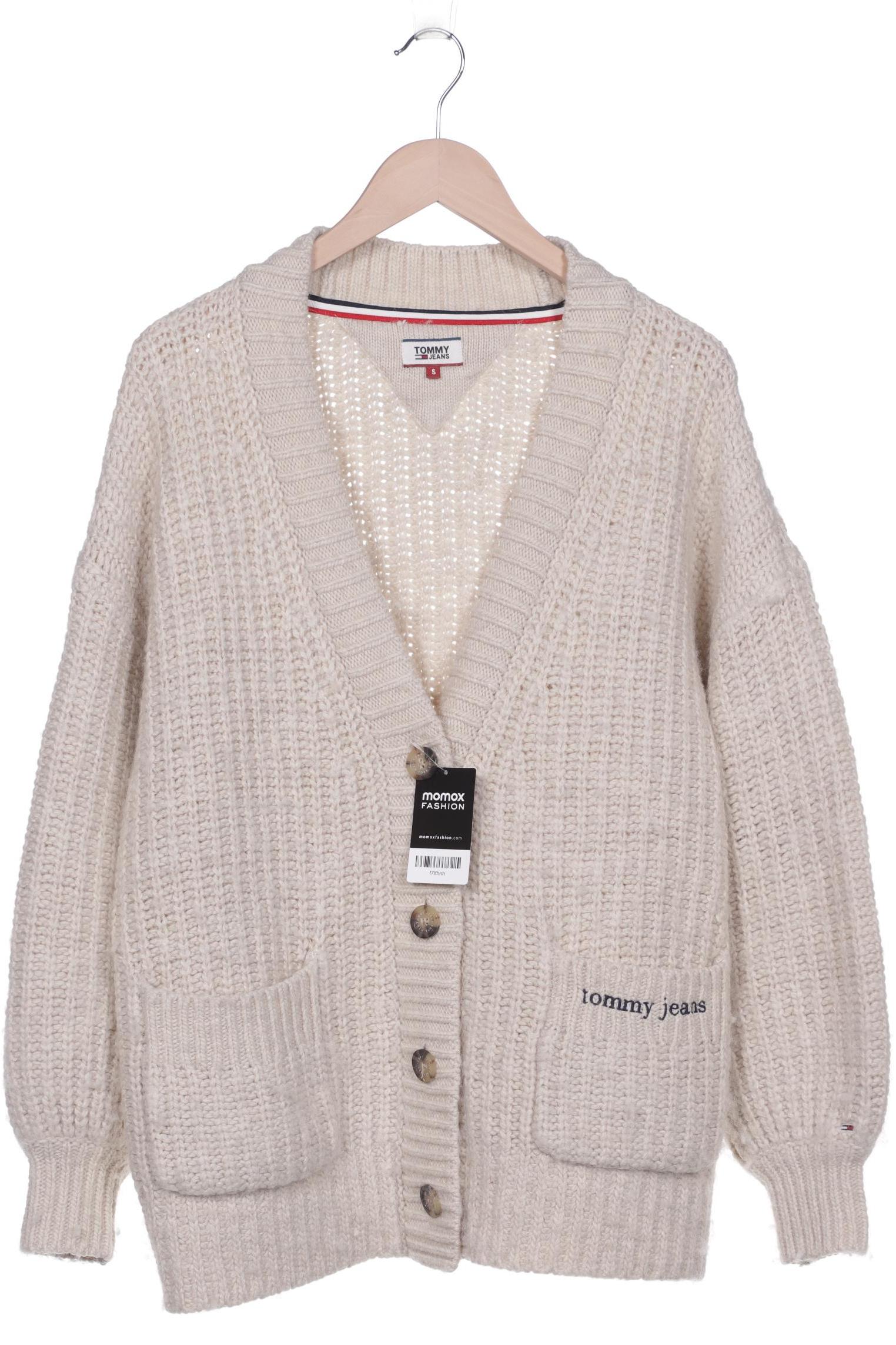 

Tommy Jeans Damen Strickjacke, cremeweiß, Gr. 36