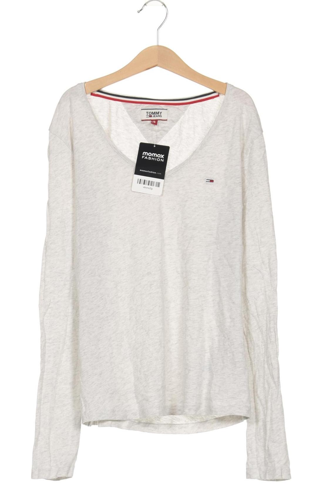 

Tommy Jeans Damen Langarmshirt, grau, Gr. 36