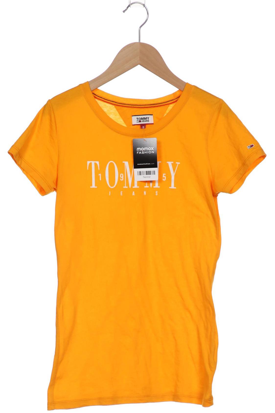 

Tommy Jeans Damen T-Shirt, orange, Gr. 36