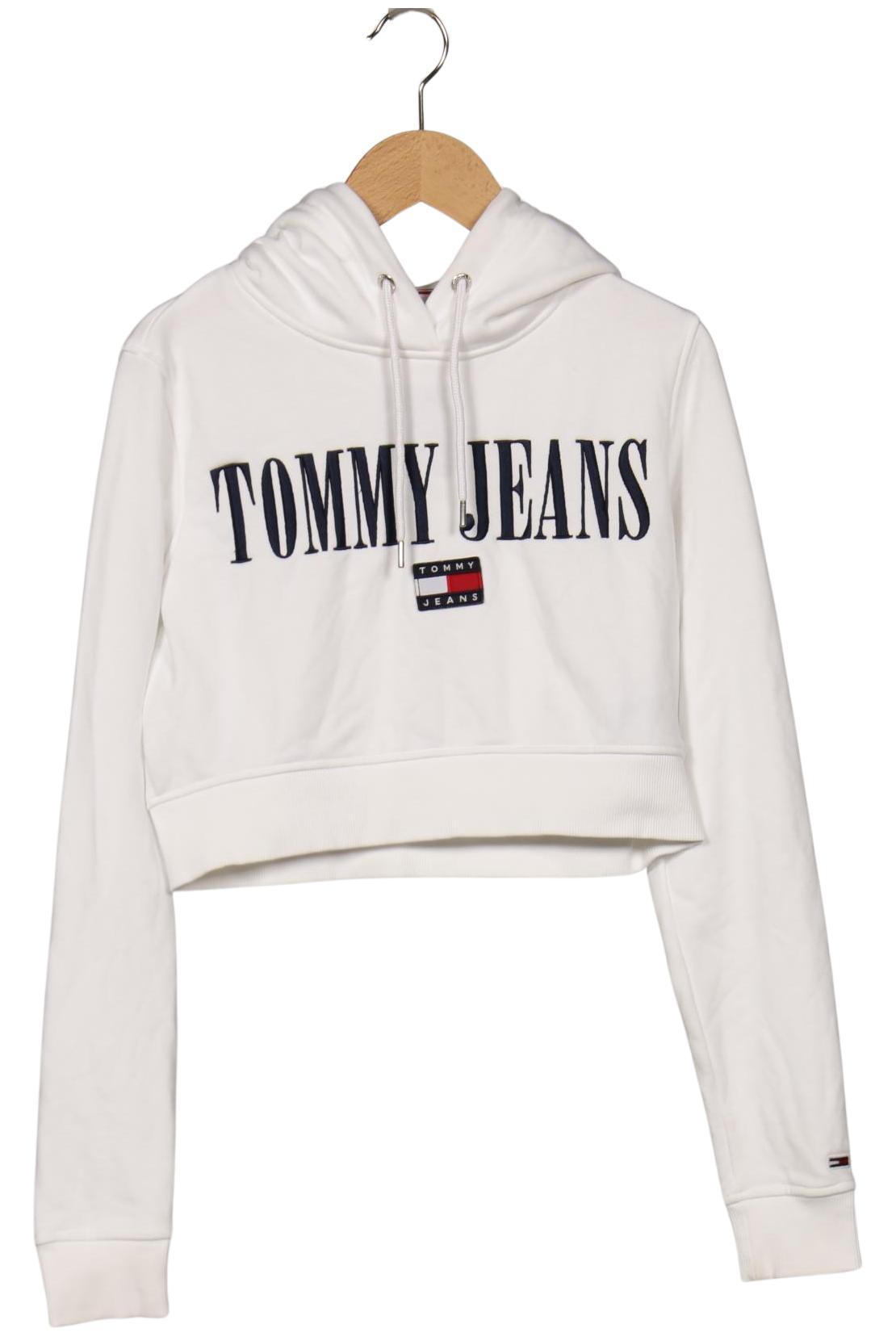 

Tommy Jeans Damen Kapuzenpullover, weiß, Gr. 34