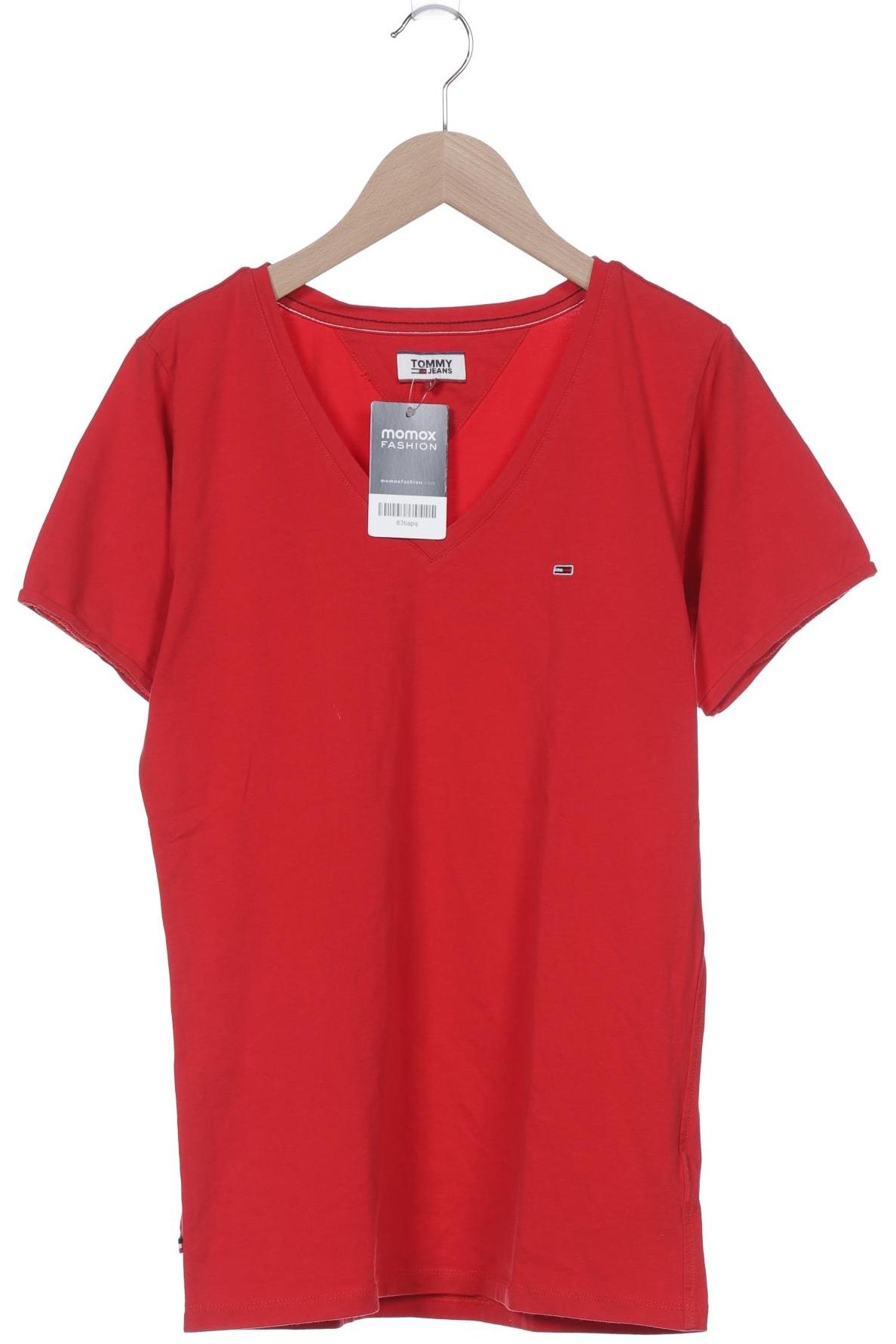 

Tommy Jeans Damen T-Shirt, rot, Gr. 42