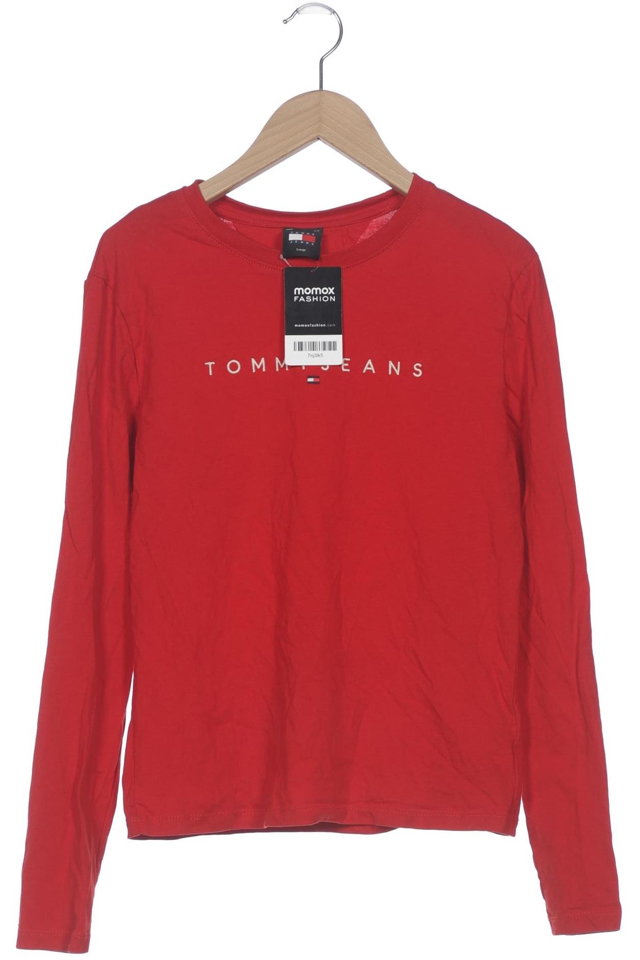 

Tommy Jeans Damen Langarmshirt, rot, Gr. 42