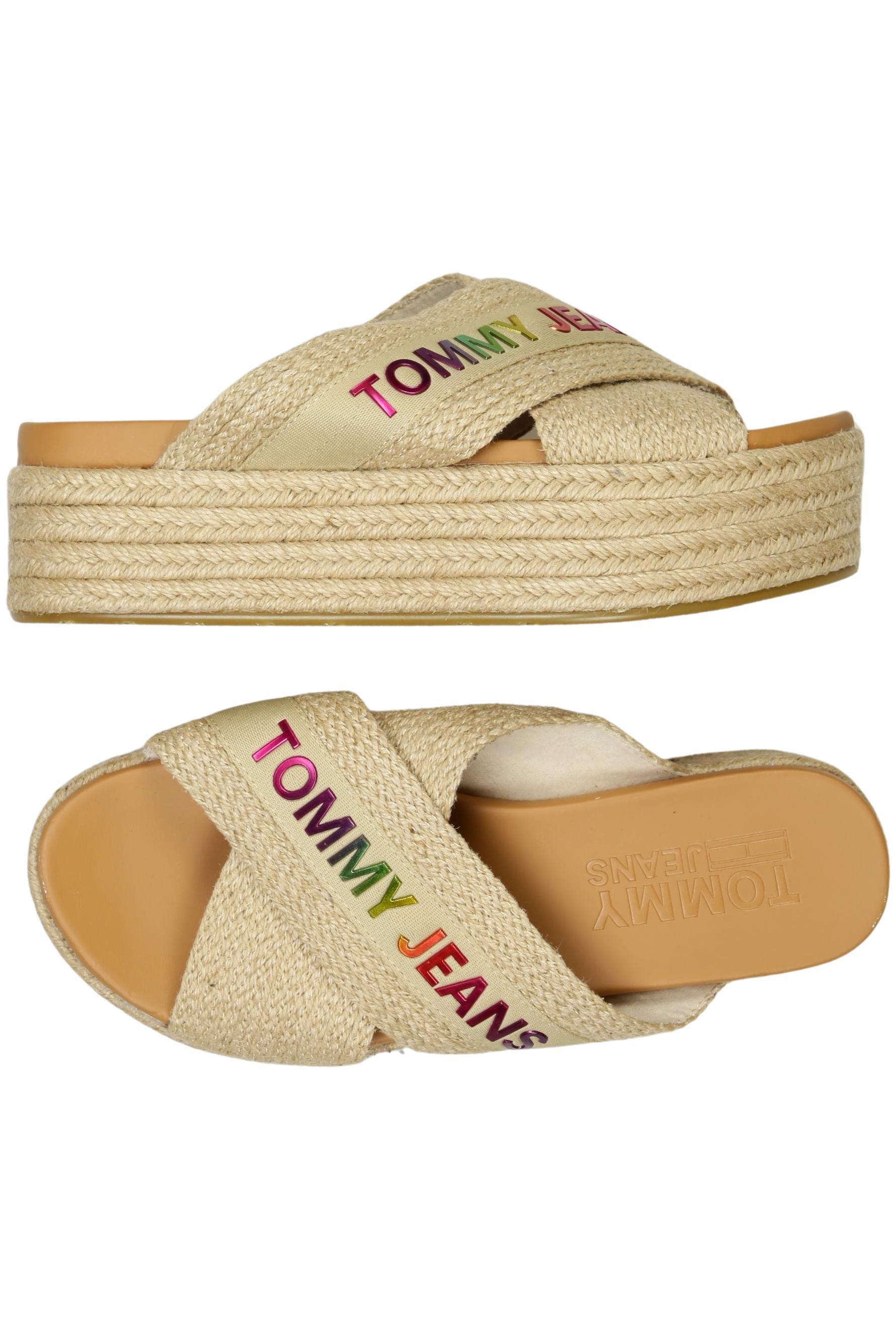 

Tommy Jeans Damen Sandale, beige, Gr. 38