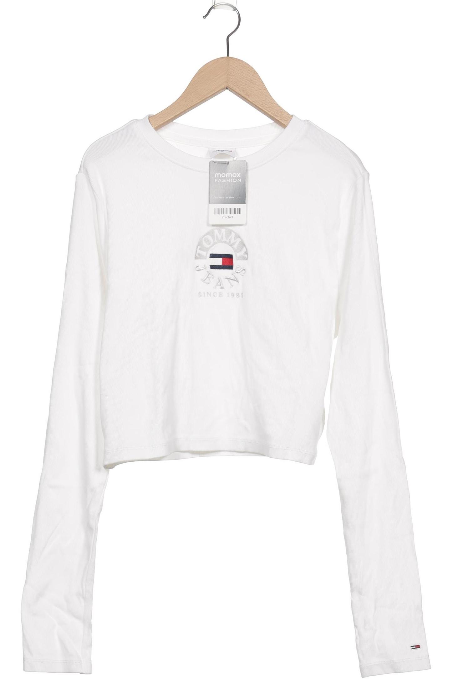 

Tommy Jeans Damen Langarmshirt, weiß, Gr. 44
