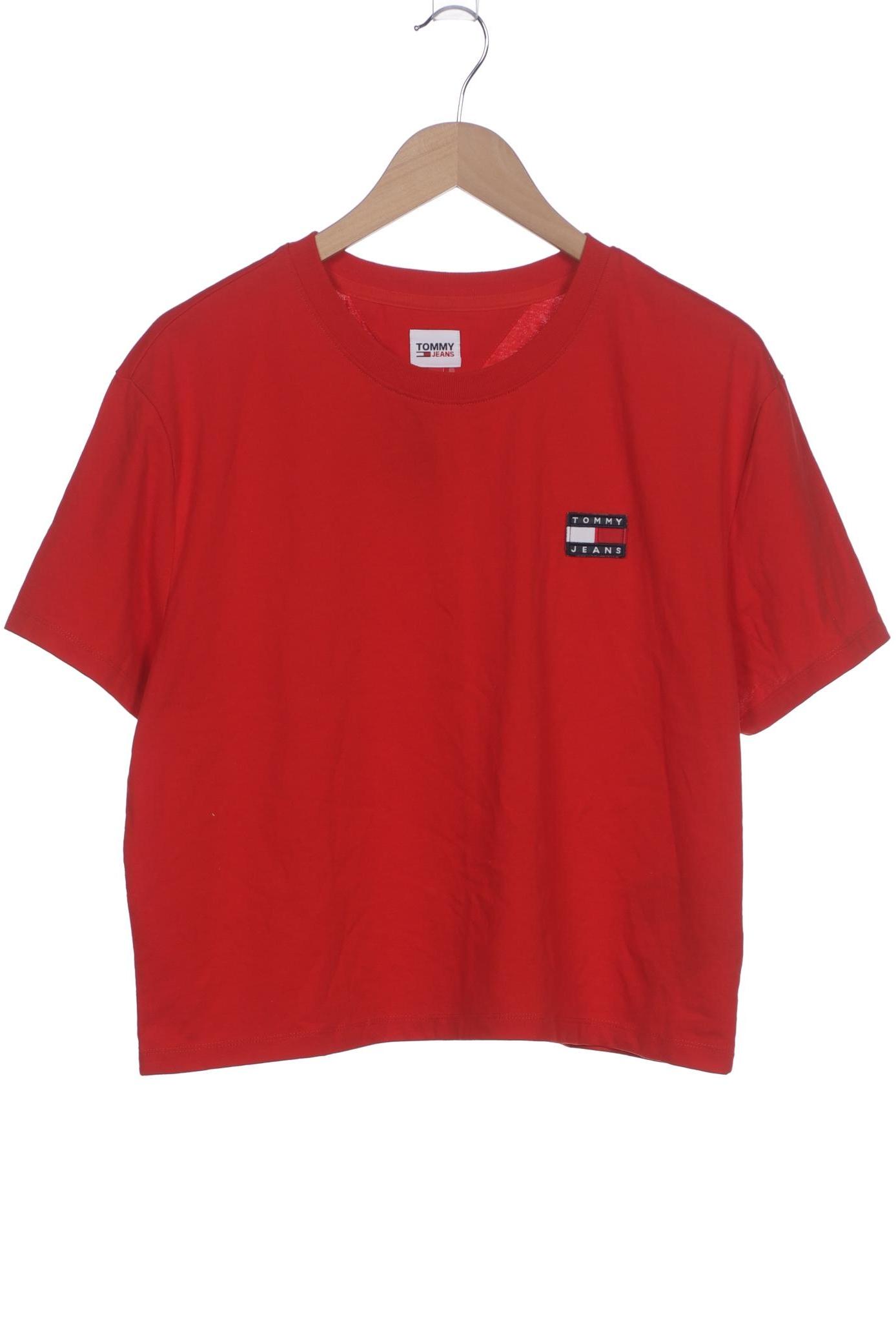 

Tommy Jeans Damen T-Shirt, rot, Gr. 44