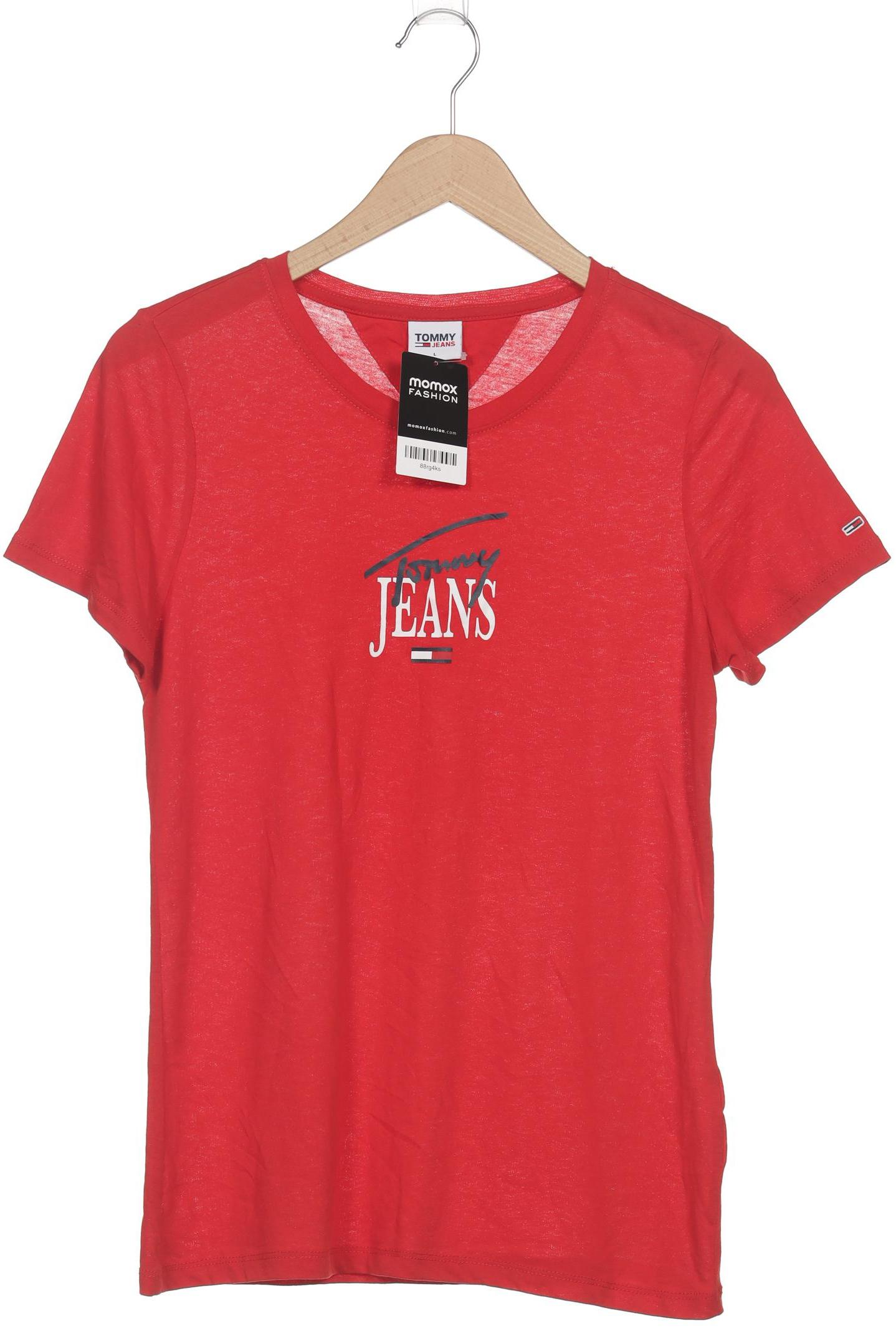 

Tommy Jeans Damen T-Shirt, rot, Gr. 42