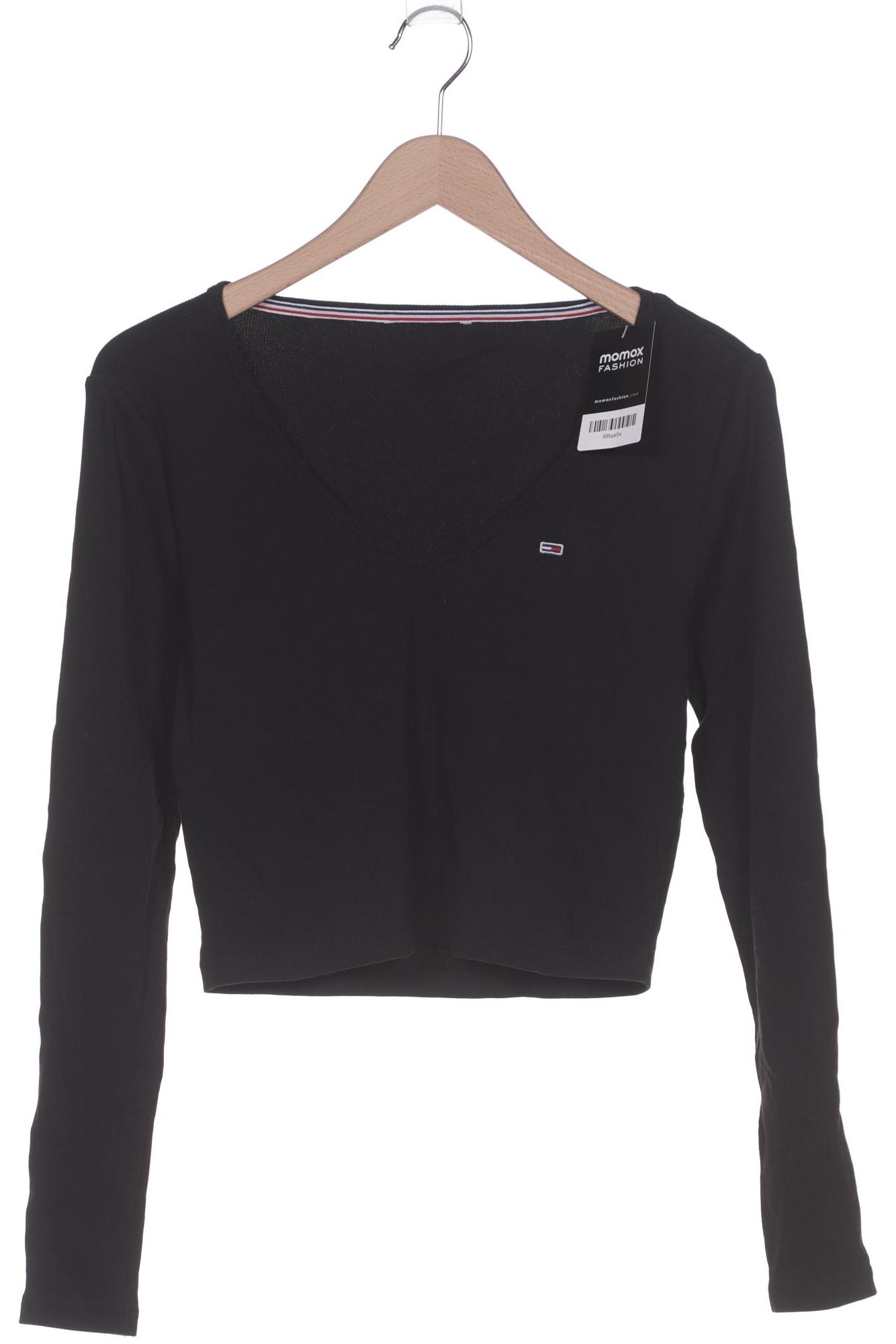 

Tommy Jeans Damen Langarmshirt, schwarz, Gr. 36