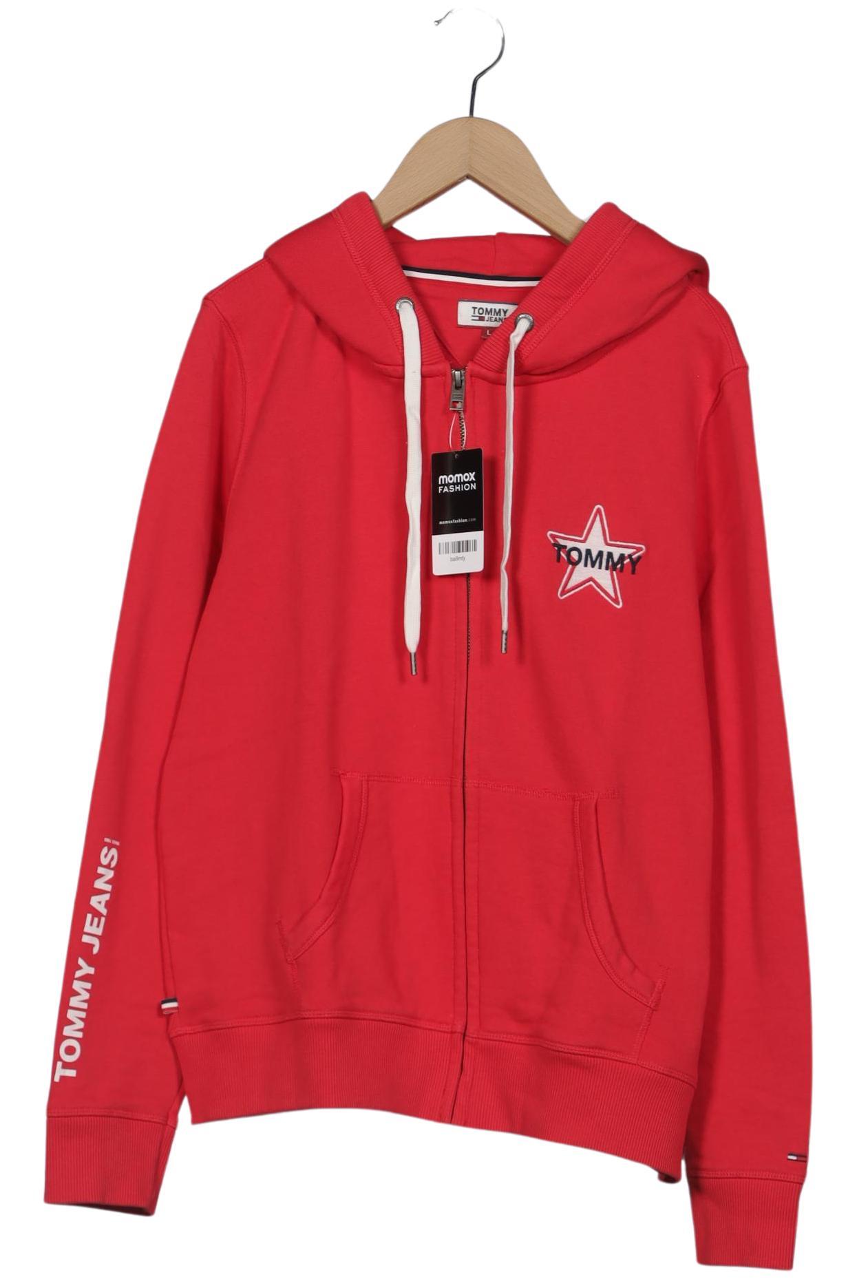 

Tommy Jeans Damen Kapuzenpullover, rot, Gr. 42