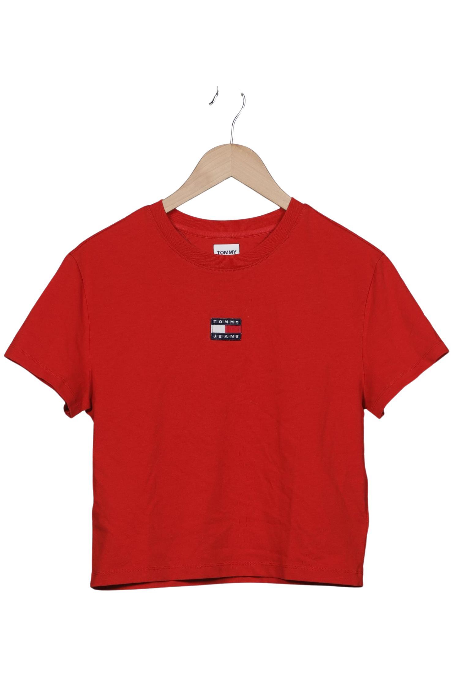 

Tommy Jeans Damen T-Shirt, rot, Gr. 34