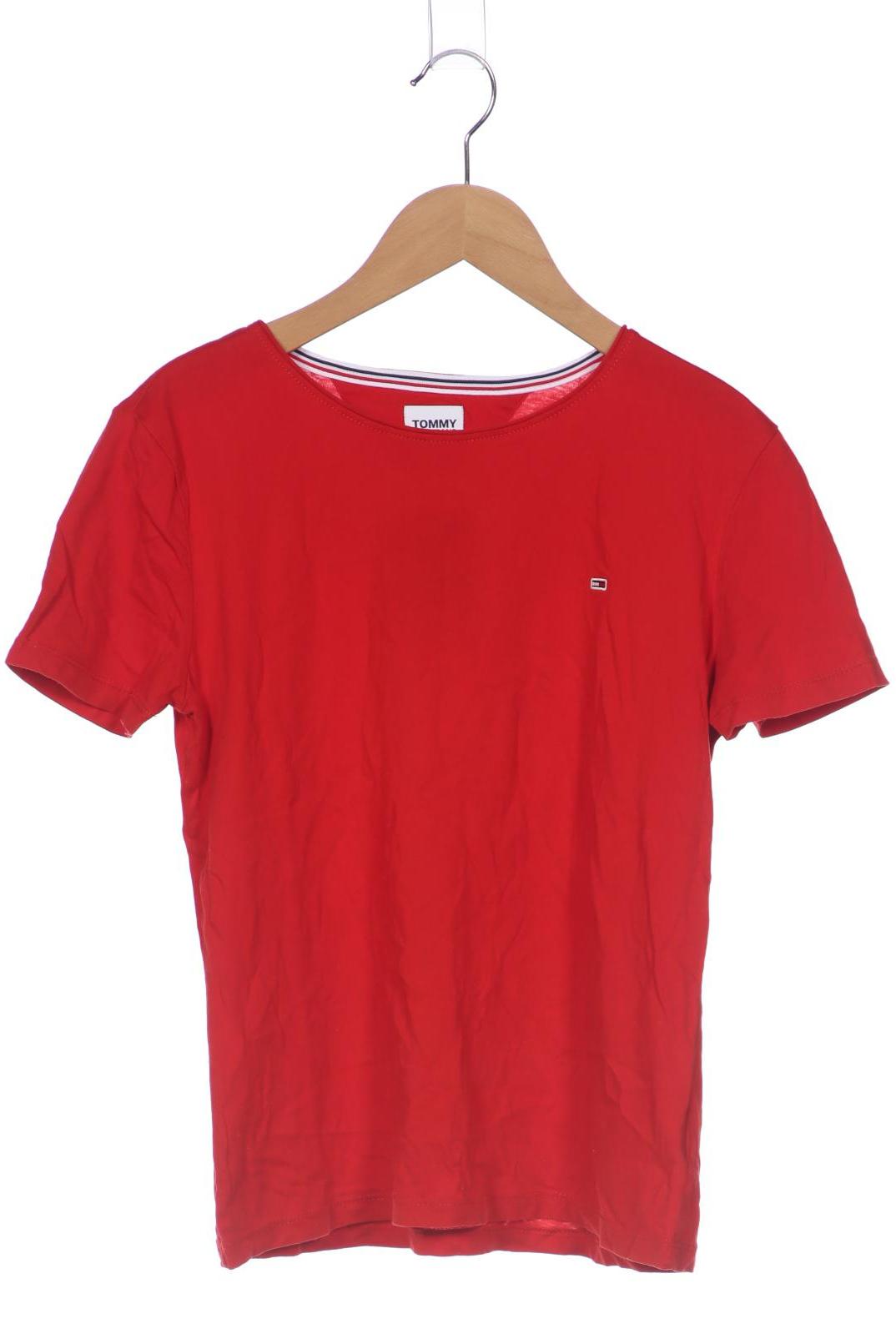 

Tommy Jeans Damen T-Shirt, rot, Gr. 36