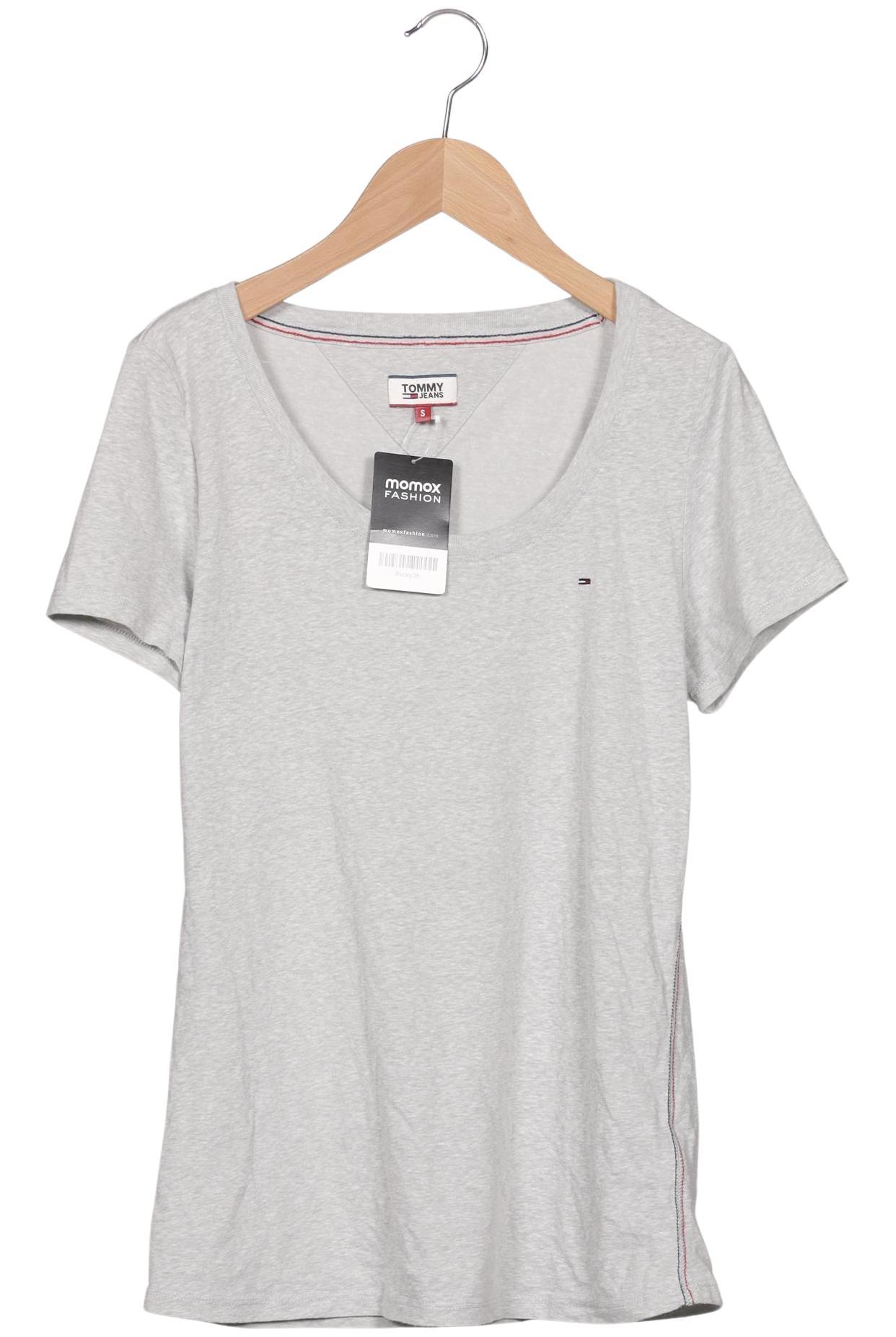 

Tommy Jeans Damen T-Shirt, grau, Gr. 36