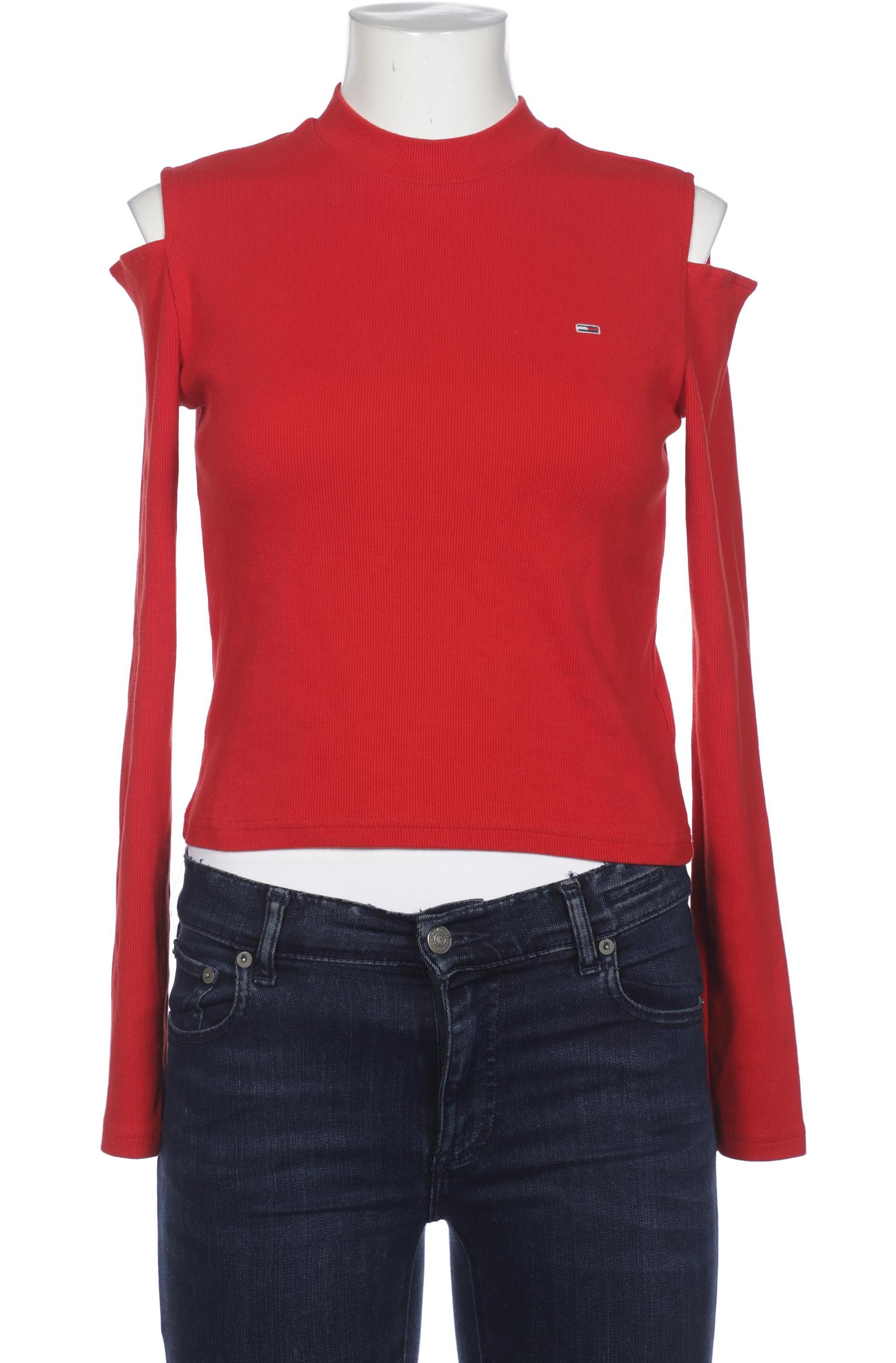 

Tommy Jeans Damen Langarmshirt, rot, Gr. 42