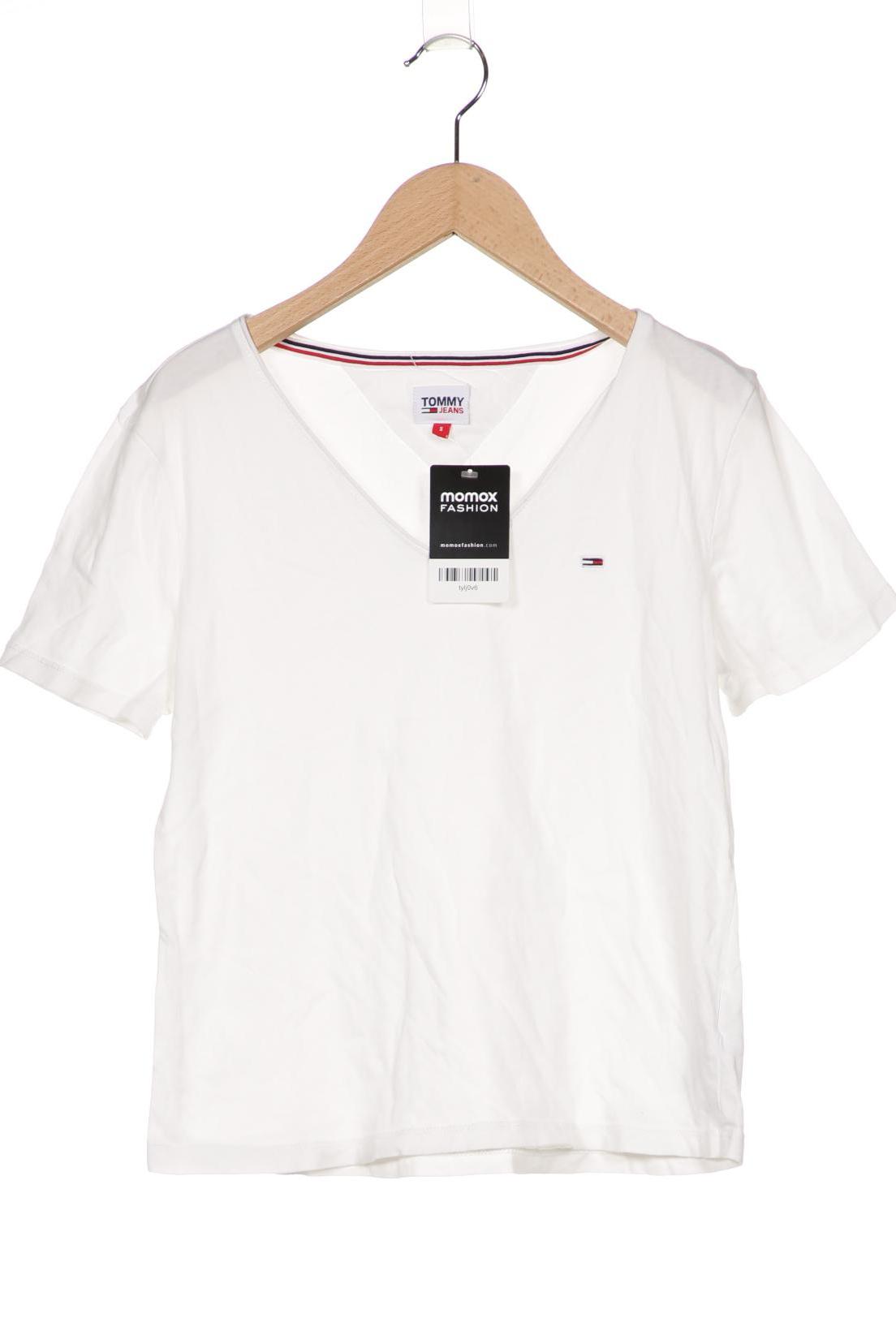 

Tommy Jeans Damen T-Shirt, weiß, Gr. 36