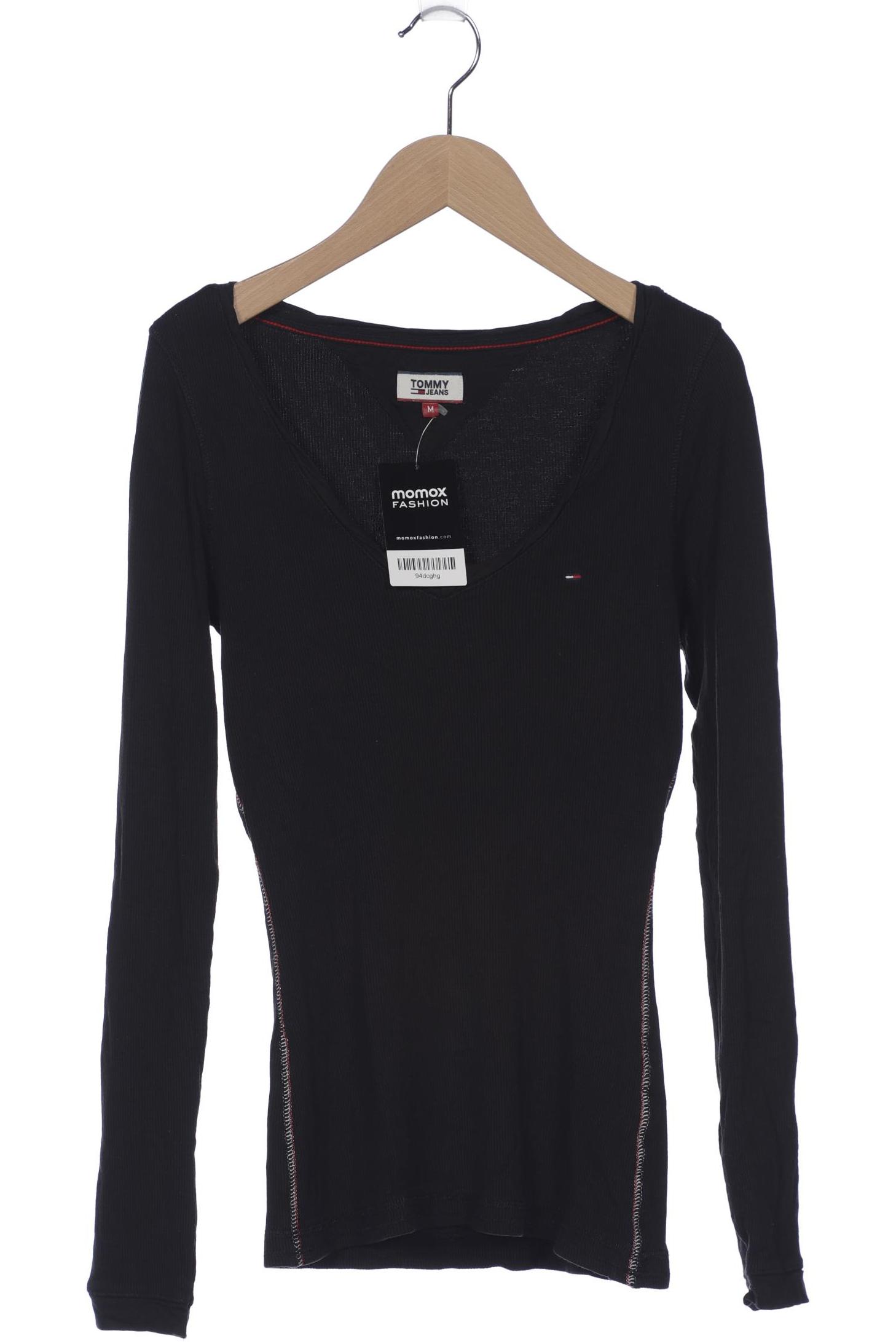 

Tommy Jeans Damen Langarmshirt, schwarz