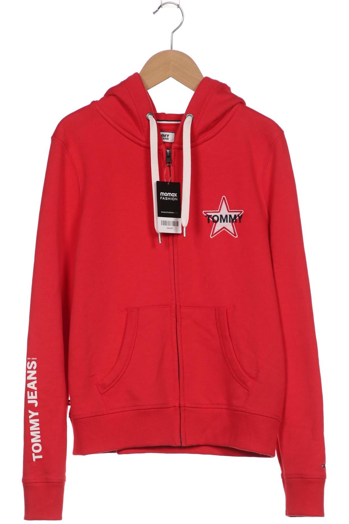 

Tommy Jeans Damen Kapuzenpullover, rot, Gr. 36