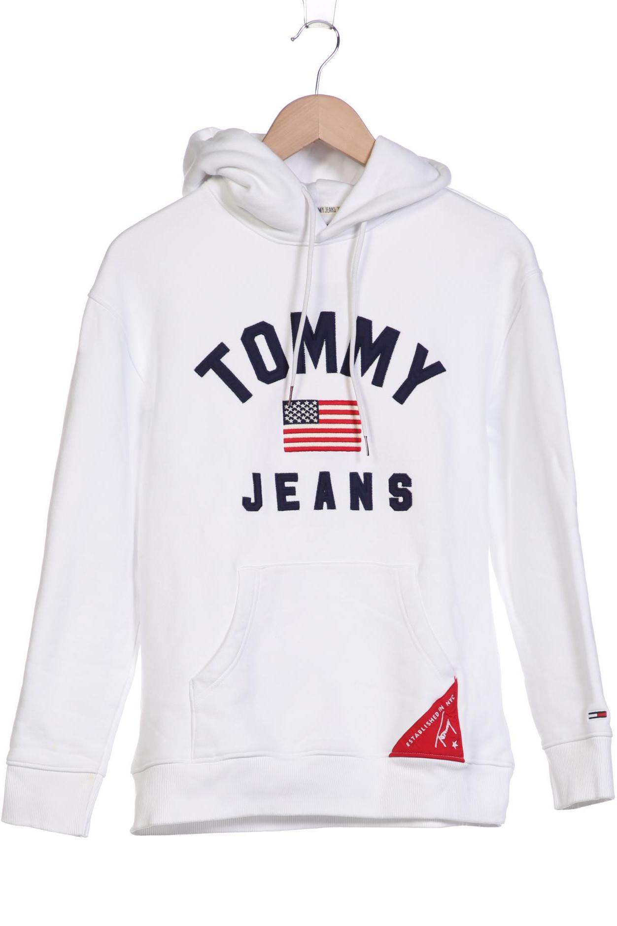 

Tommy Jeans Damen Kapuzenpullover, weiß, Gr. 34