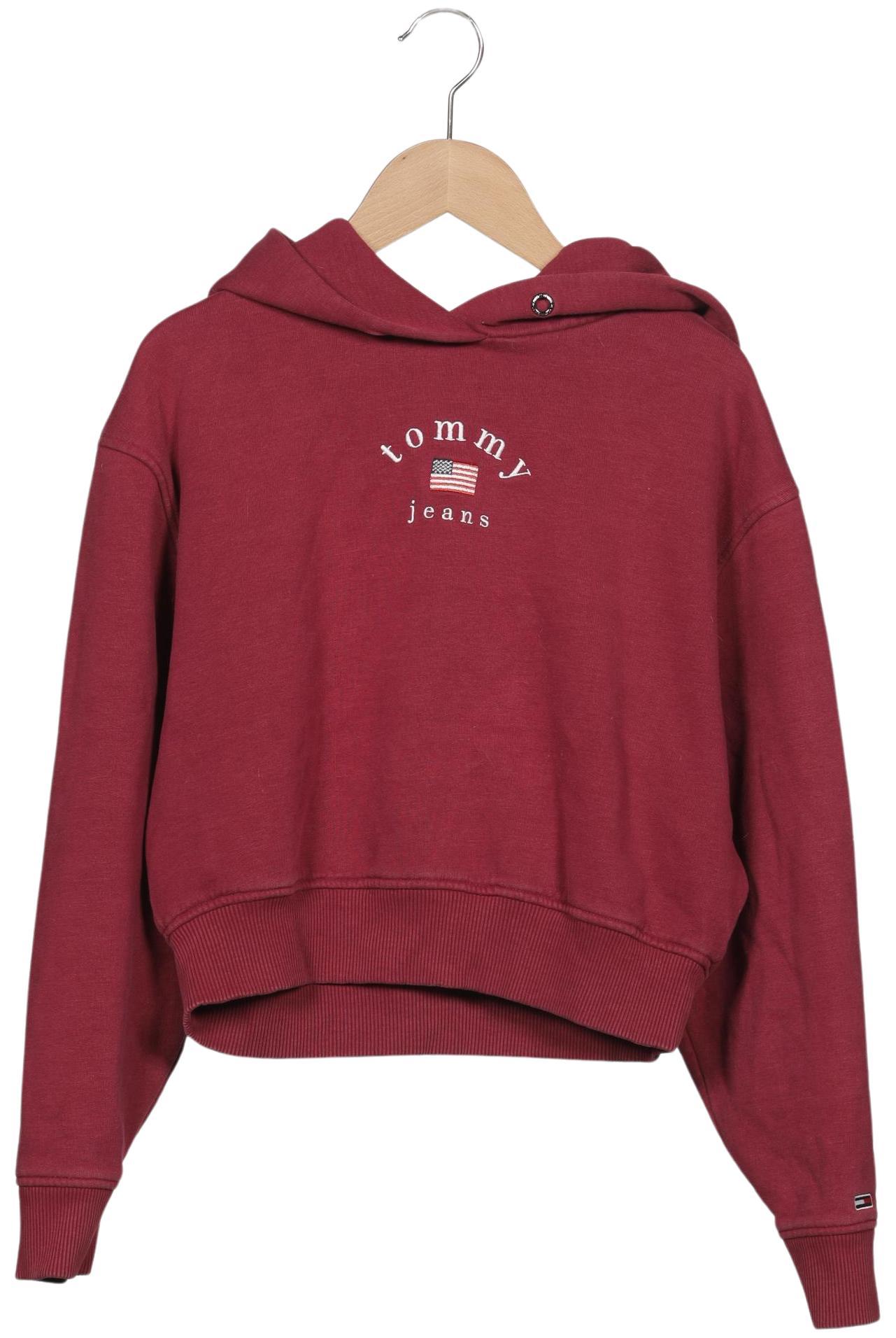 

Tommy Jeans Damen Kapuzenpullover, rot, Gr. 34