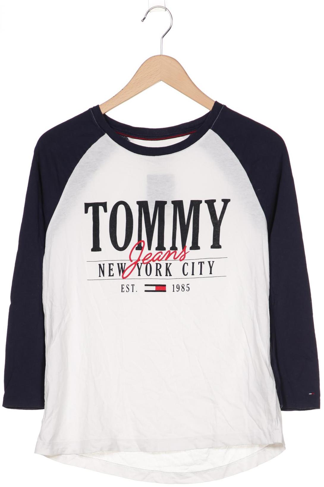 

Tommy Jeans Damen Langarmshirt, weiß, Gr. 38