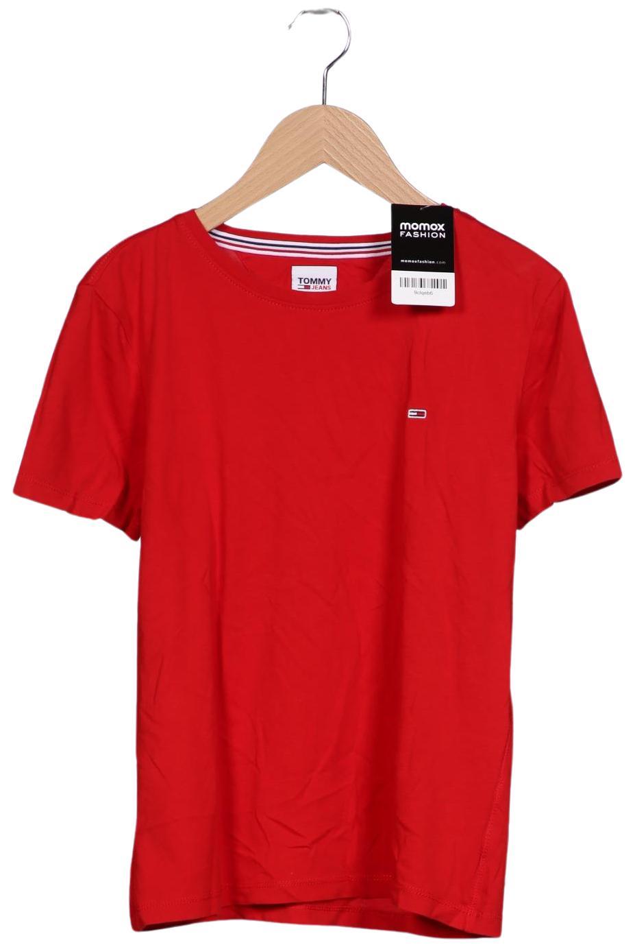 

Tommy Jeans Damen T-Shirt, rot, Gr. 34