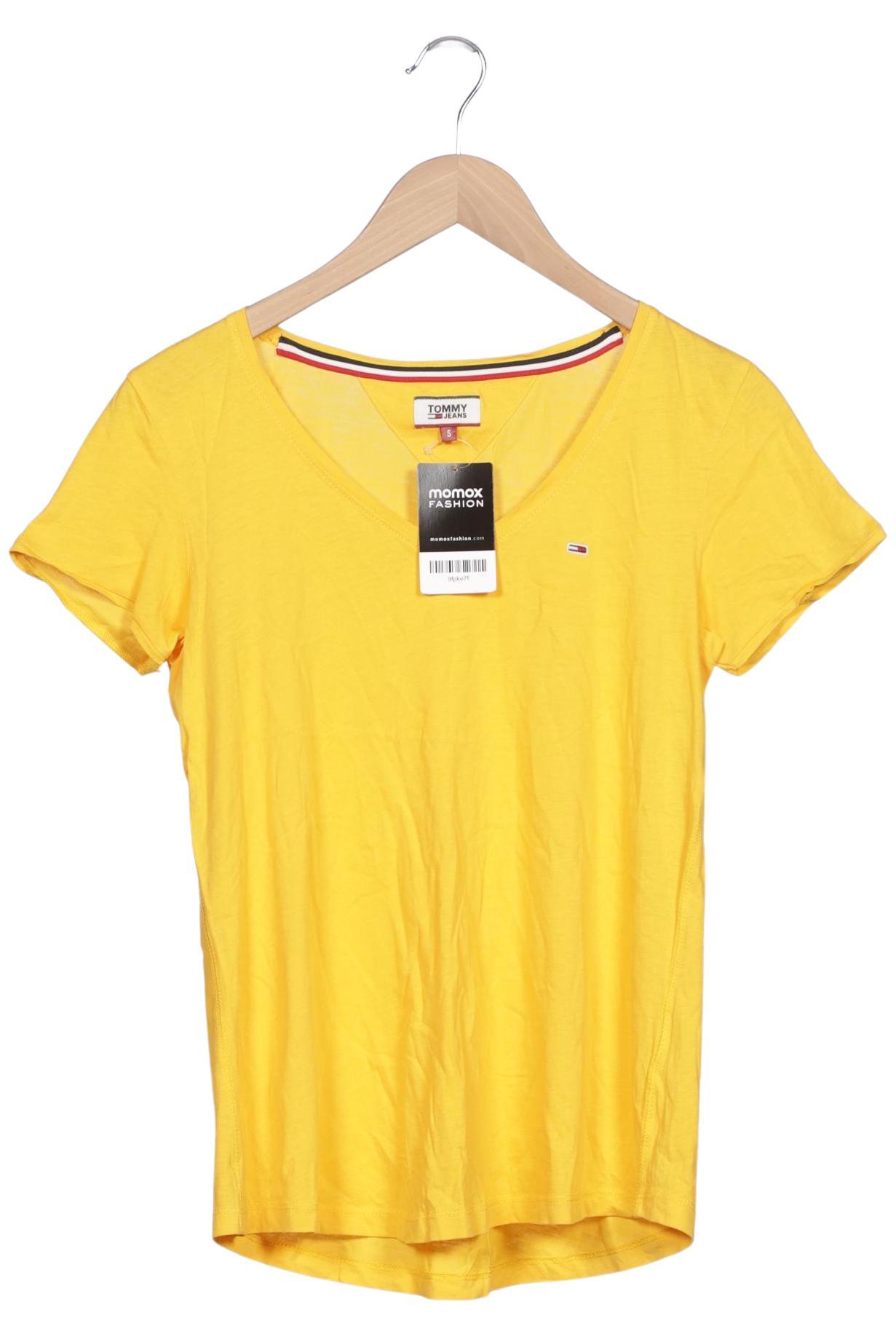 

Tommy Jeans Damen T-Shirt, gelb, Gr. 36