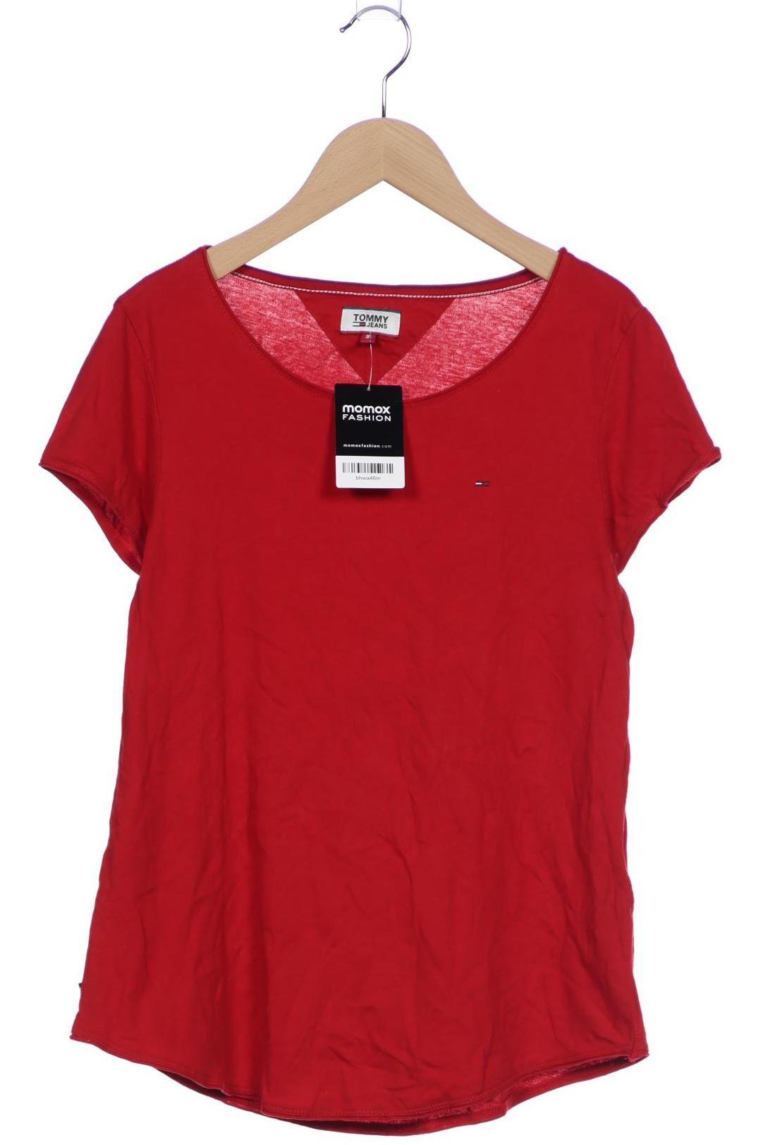 

Tommy Jeans Damen T-Shirt, rot, Gr. 36