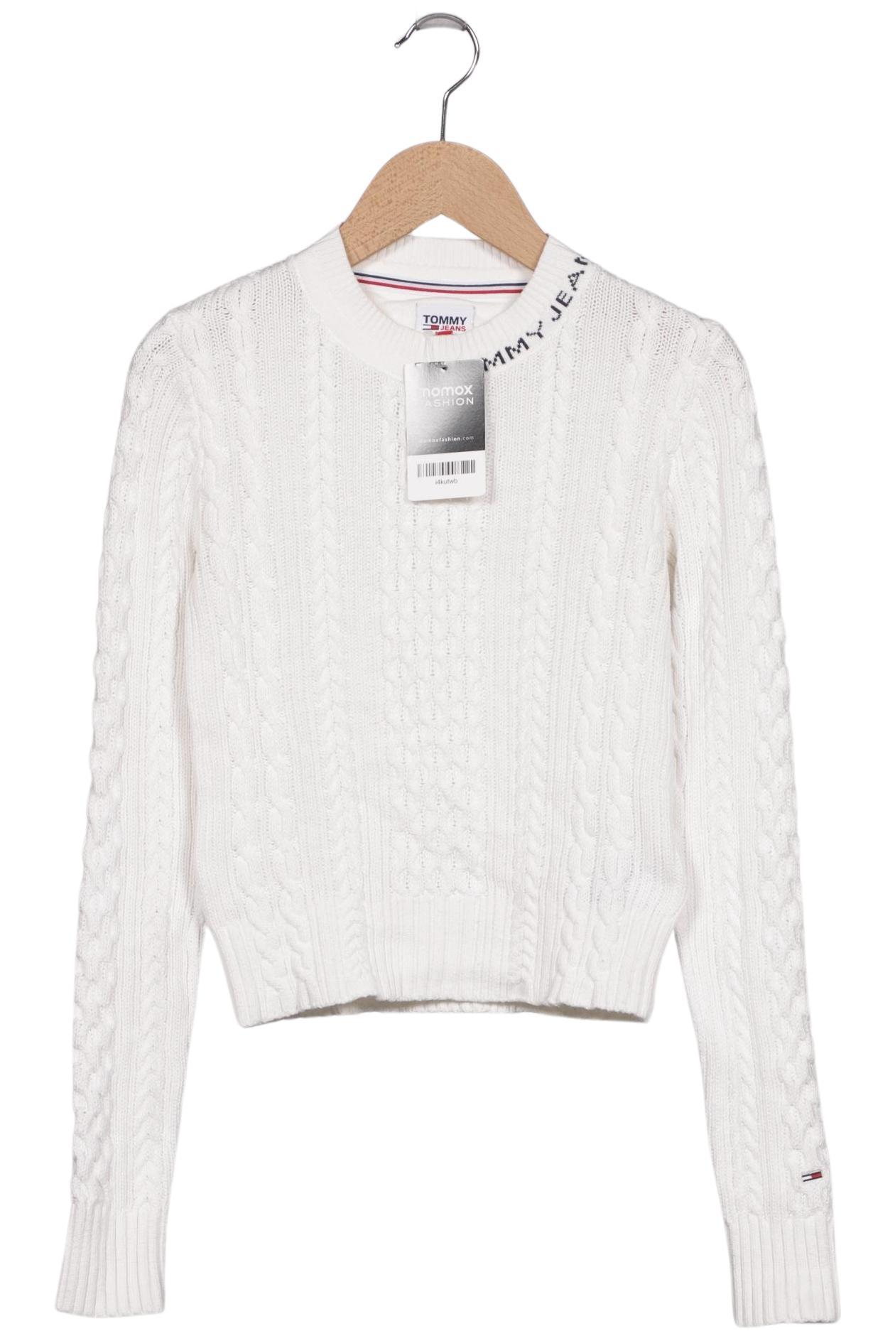 

Tommy Jeans Damen Pullover, weiß, Gr. 34