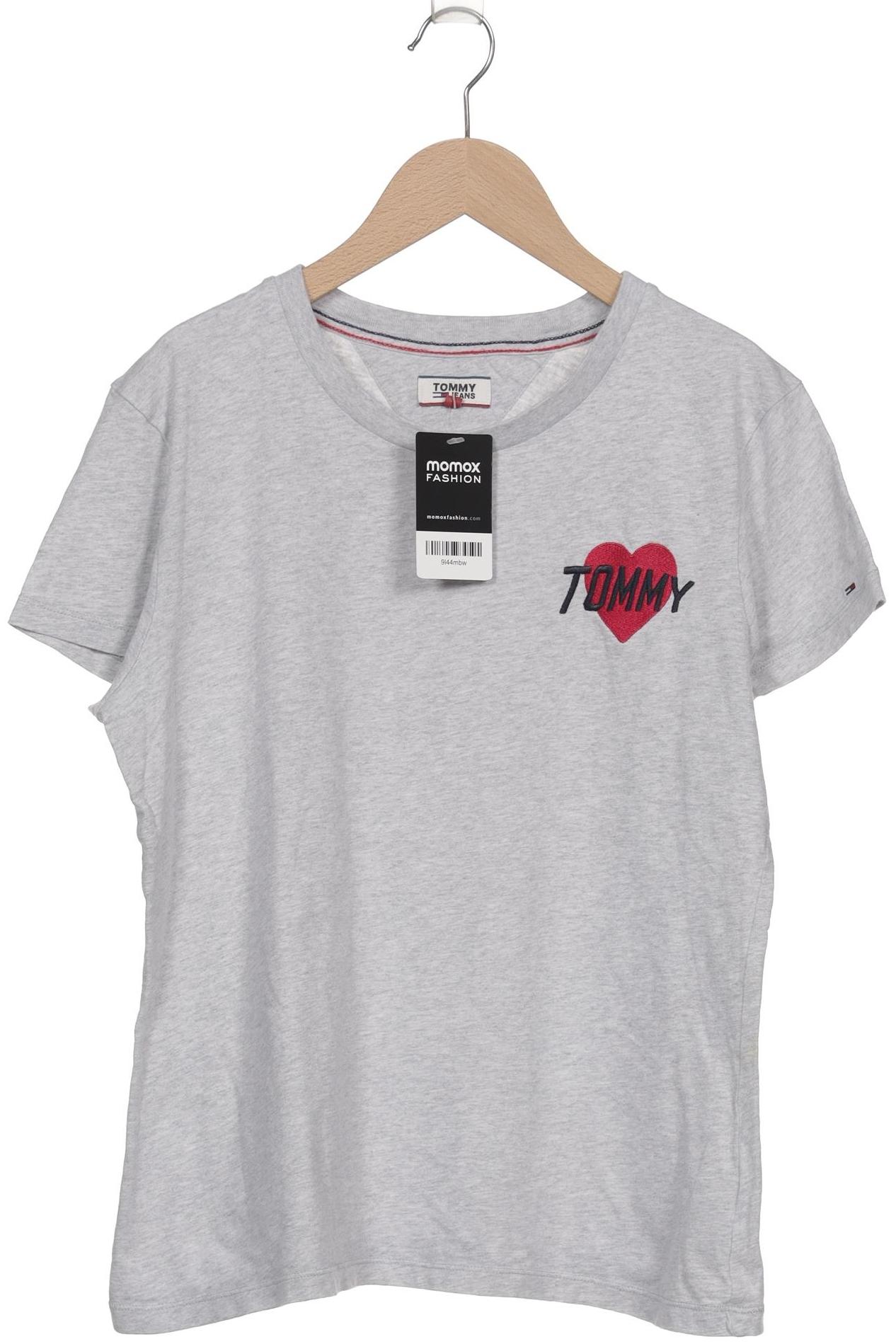 

Tommy Jeans Damen T-Shirt, grau, Gr. 38