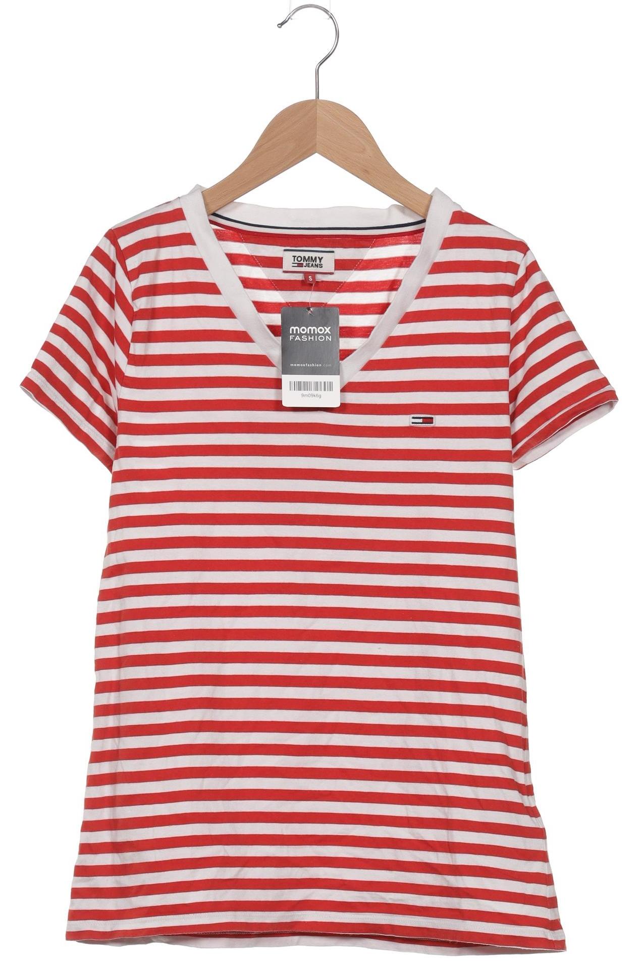 

Tommy Jeans Damen T-Shirt, rot, Gr. 36