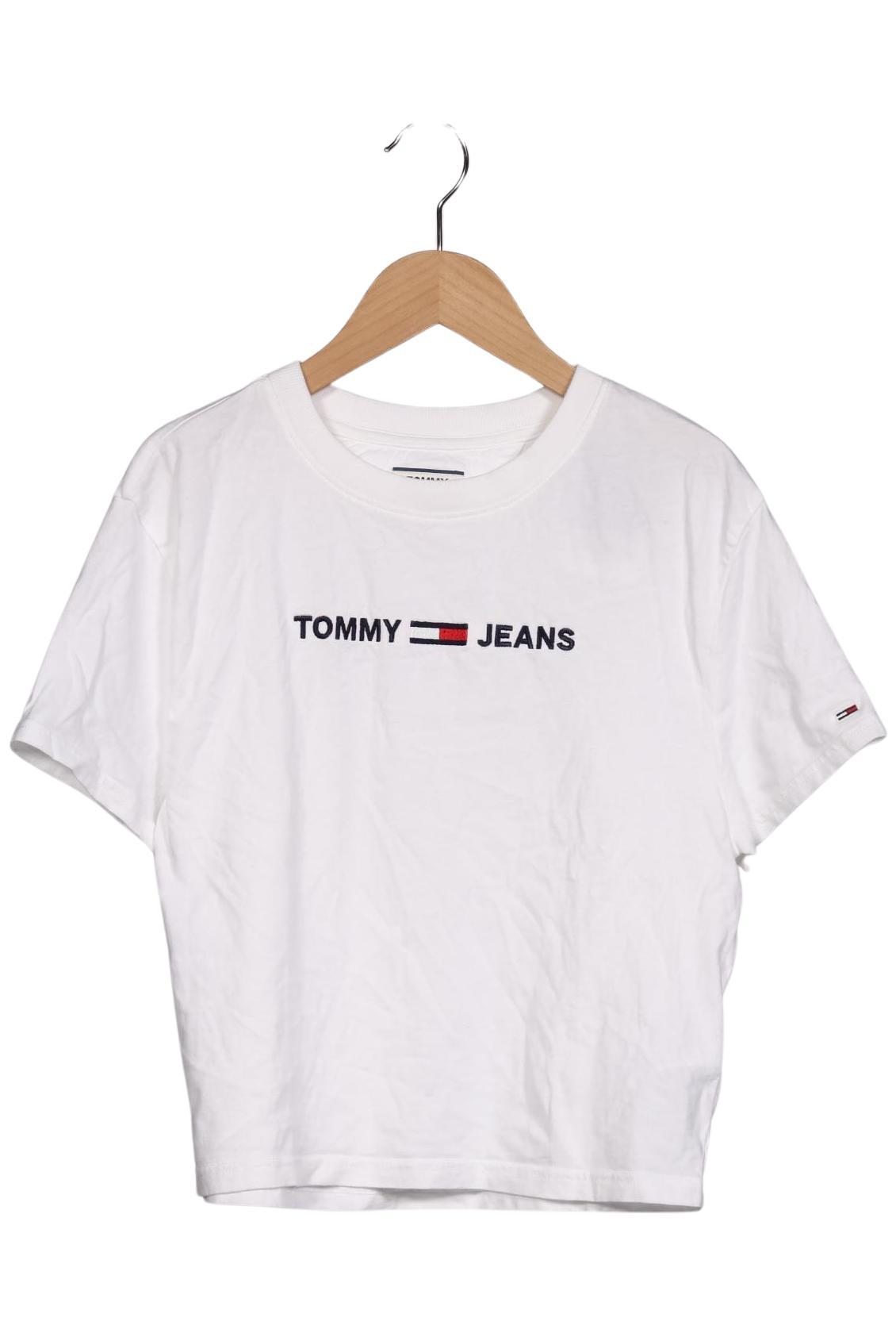 

Tommy Jeans Damen T-Shirt, weiß, Gr. 34