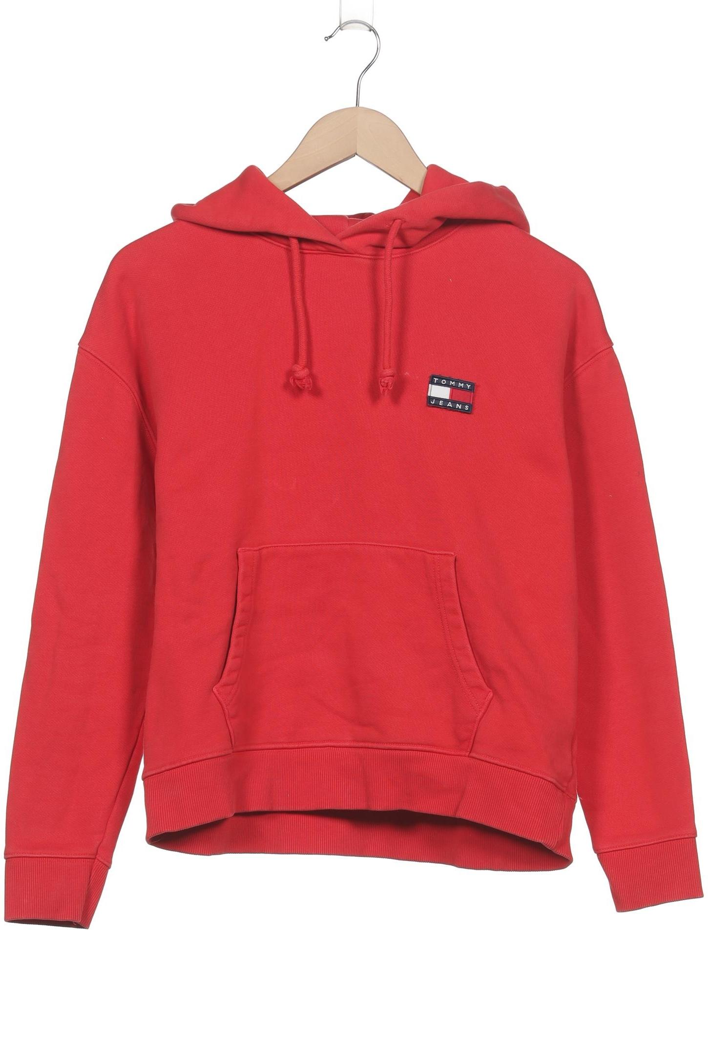 

Tommy Jeans Damen Kapuzenpullover, rot, Gr. 38