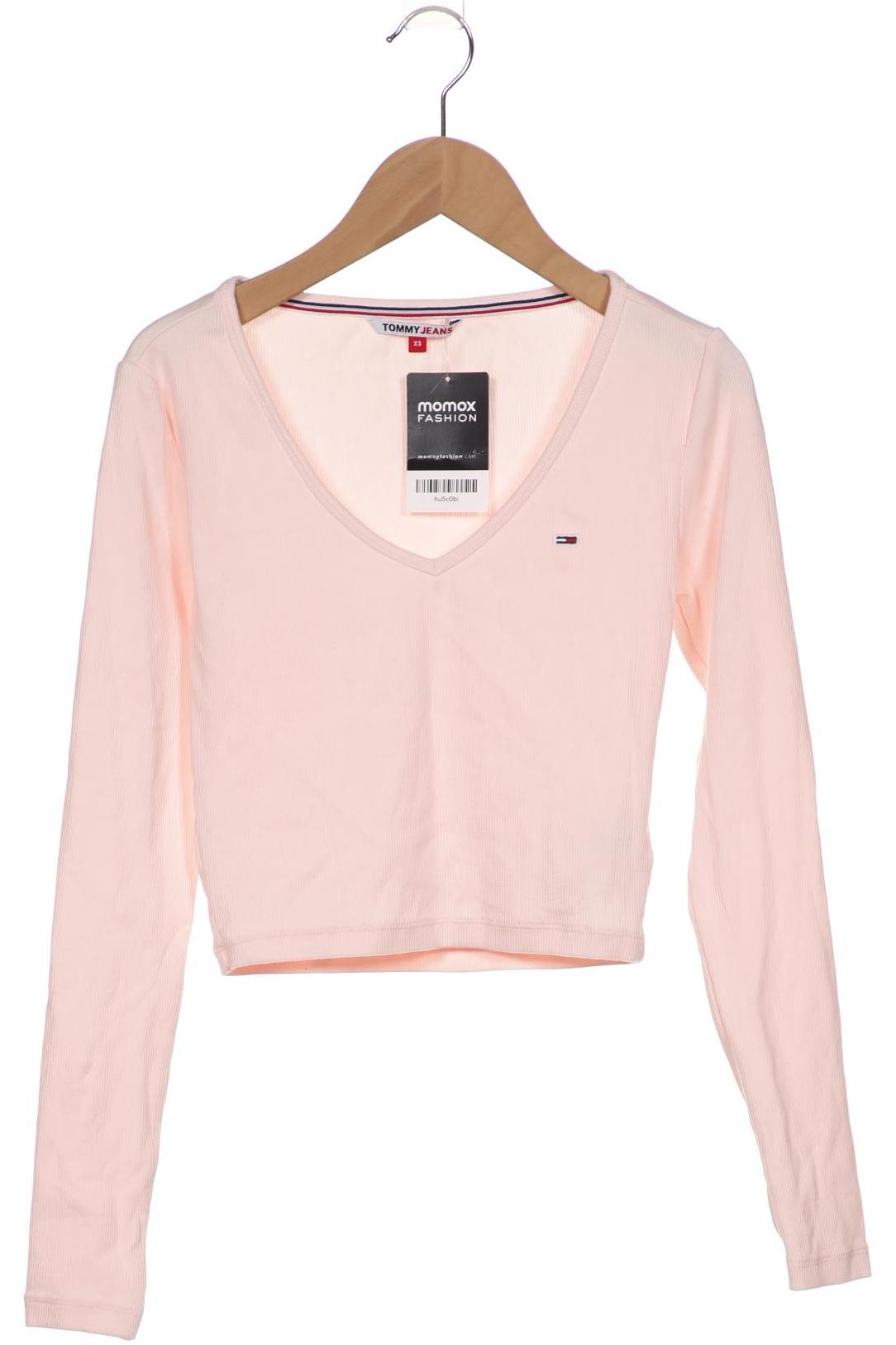 

Tommy Jeans Damen Langarmshirt, pink, Gr. 34